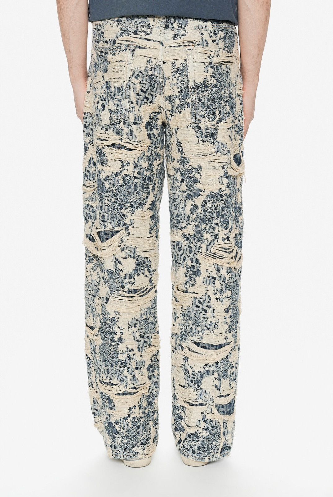 Acne Studios Acne Studios Distressed Monogram Denim Pants Size US 28 / EU 44 - 2 Thumbnail
