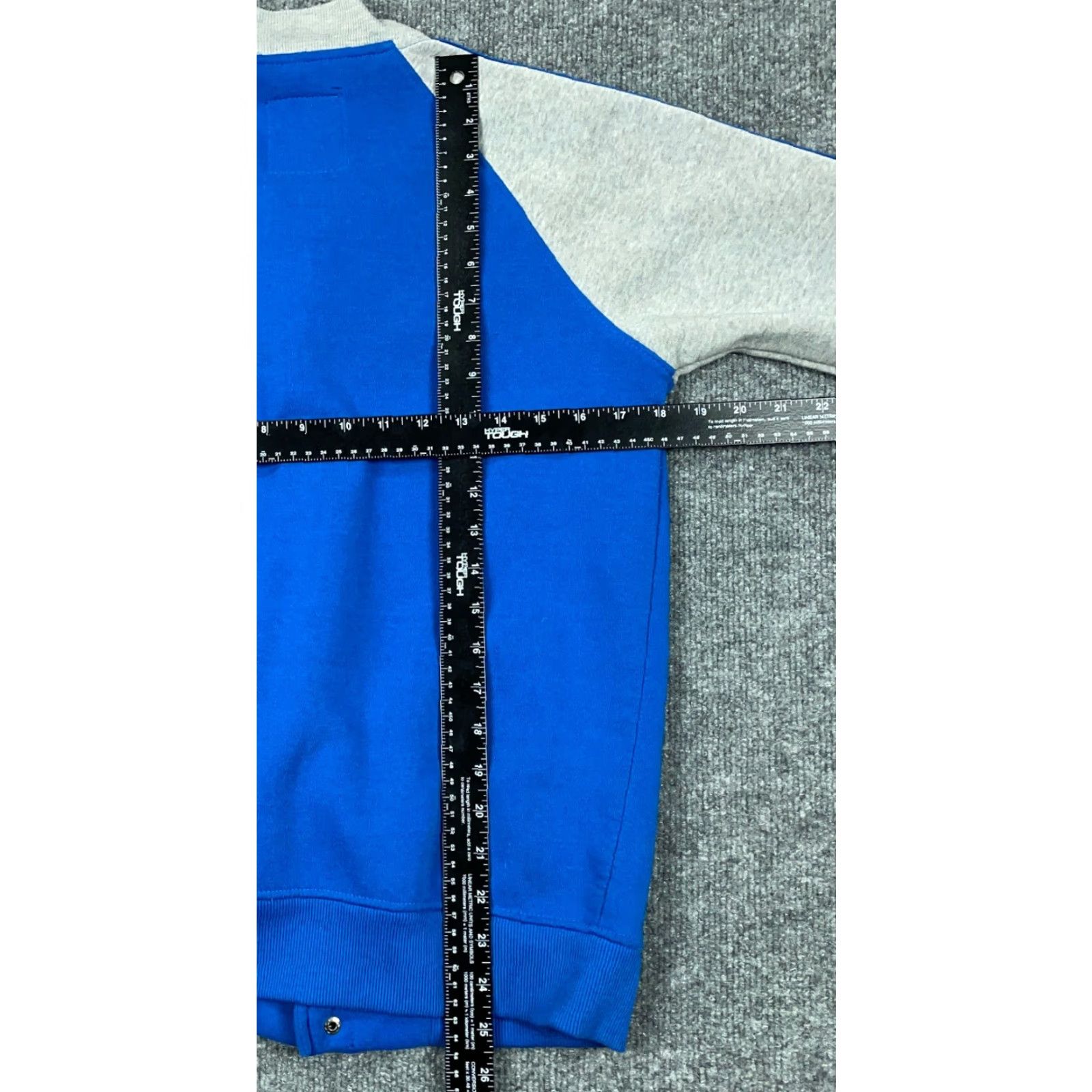 Southpole Y2K Streetwear Blue Gray Varsity Jacket Sweatshirt Adult Small Southpole Snap Size US S / EU 44-46 / 1 - 7 Thumbnail