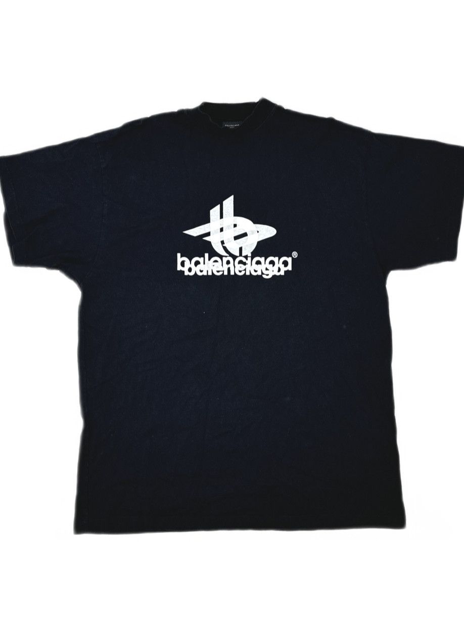 Balenciaga Balenciaga Logo Graphic Short Sleeve T-Shirt Size M Size US M / EU 48-50 / 2 - 1 Thumbnail