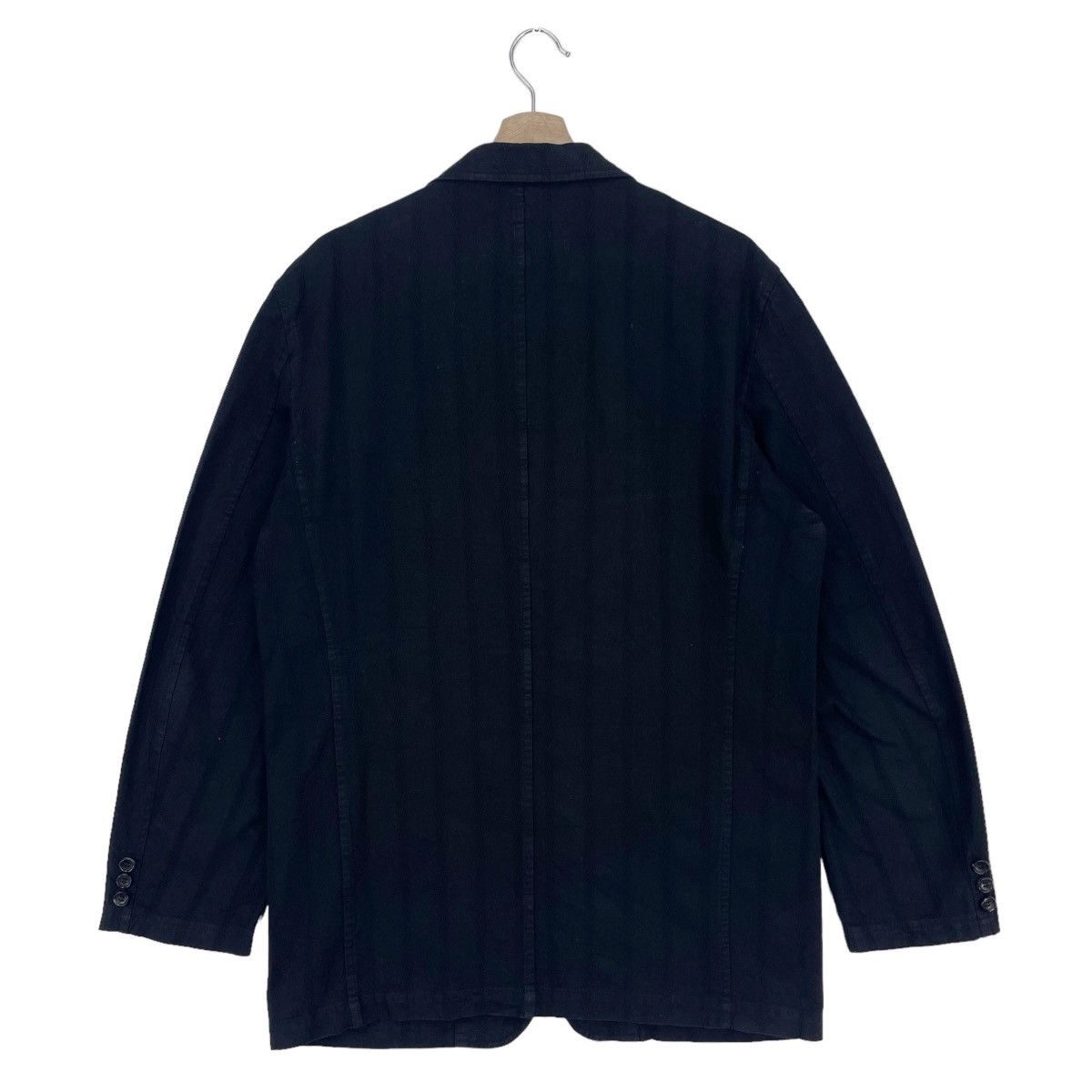 Comme des Garcons Homme SS03 Black Stripes Cotton Blazer Jacket Size US M / EU 48-50 / 2 - 6 Thumbnail