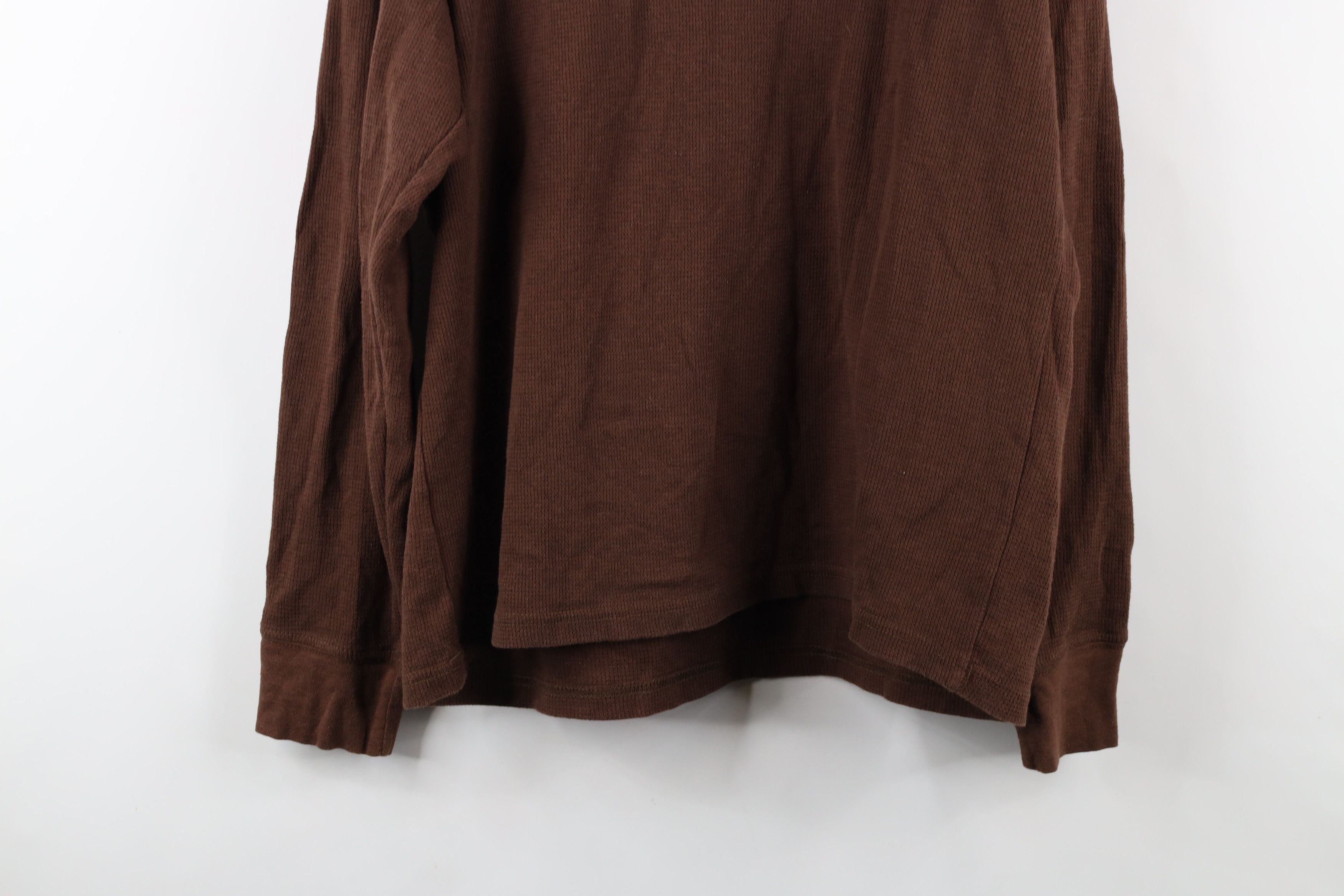 Vintage Vintage 90s Y2K Jimi Hendrix Waffle Knit Long Sleeve T-Shirt Size US XL / EU 56 / 4 - 13 Thumbnail