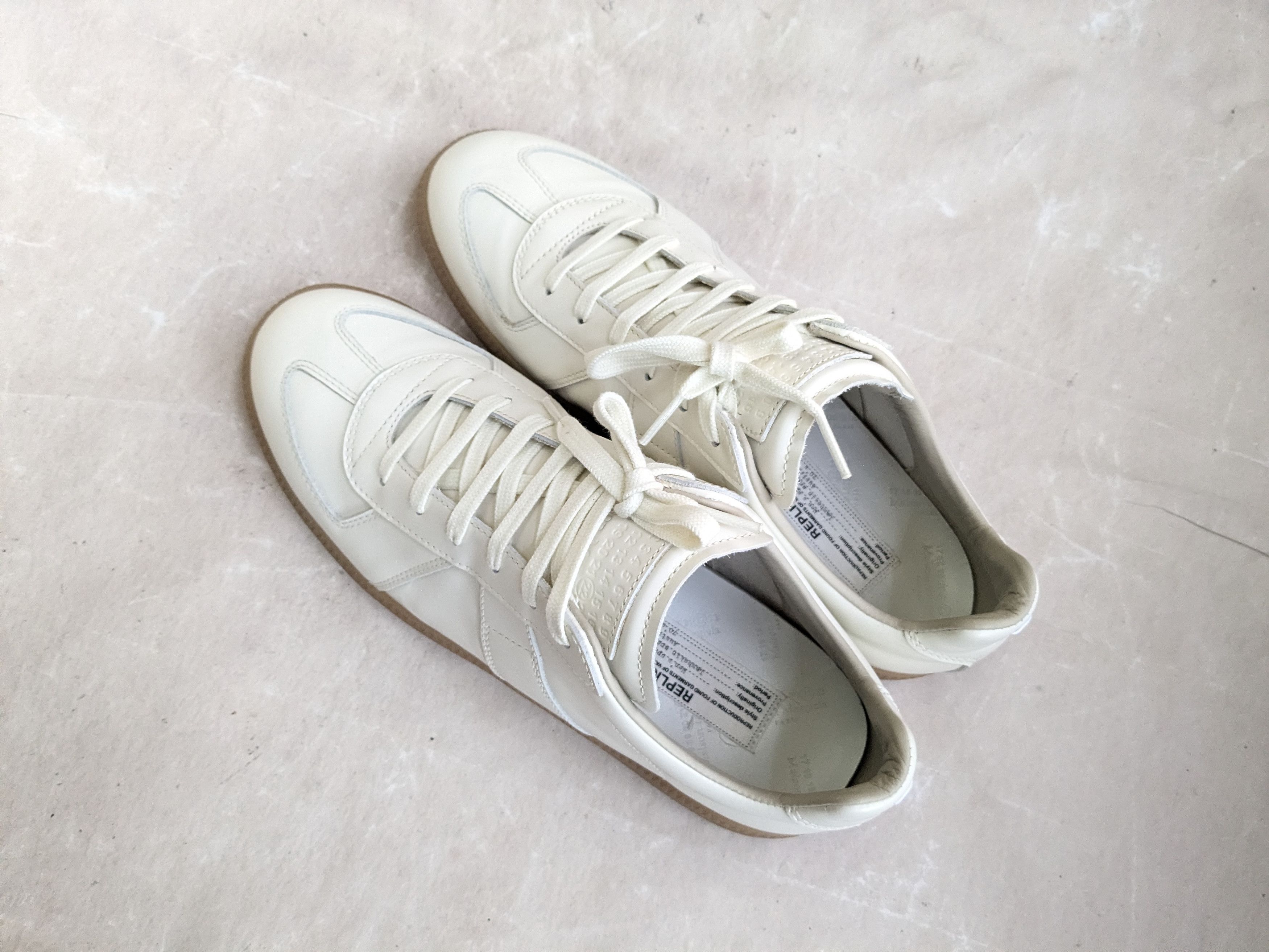 Maison Margiela Maison Margiela Replica GAT Cream White 8 41 Low Tops Gum Size US 8 / EU 41 - 14 Thumbnail