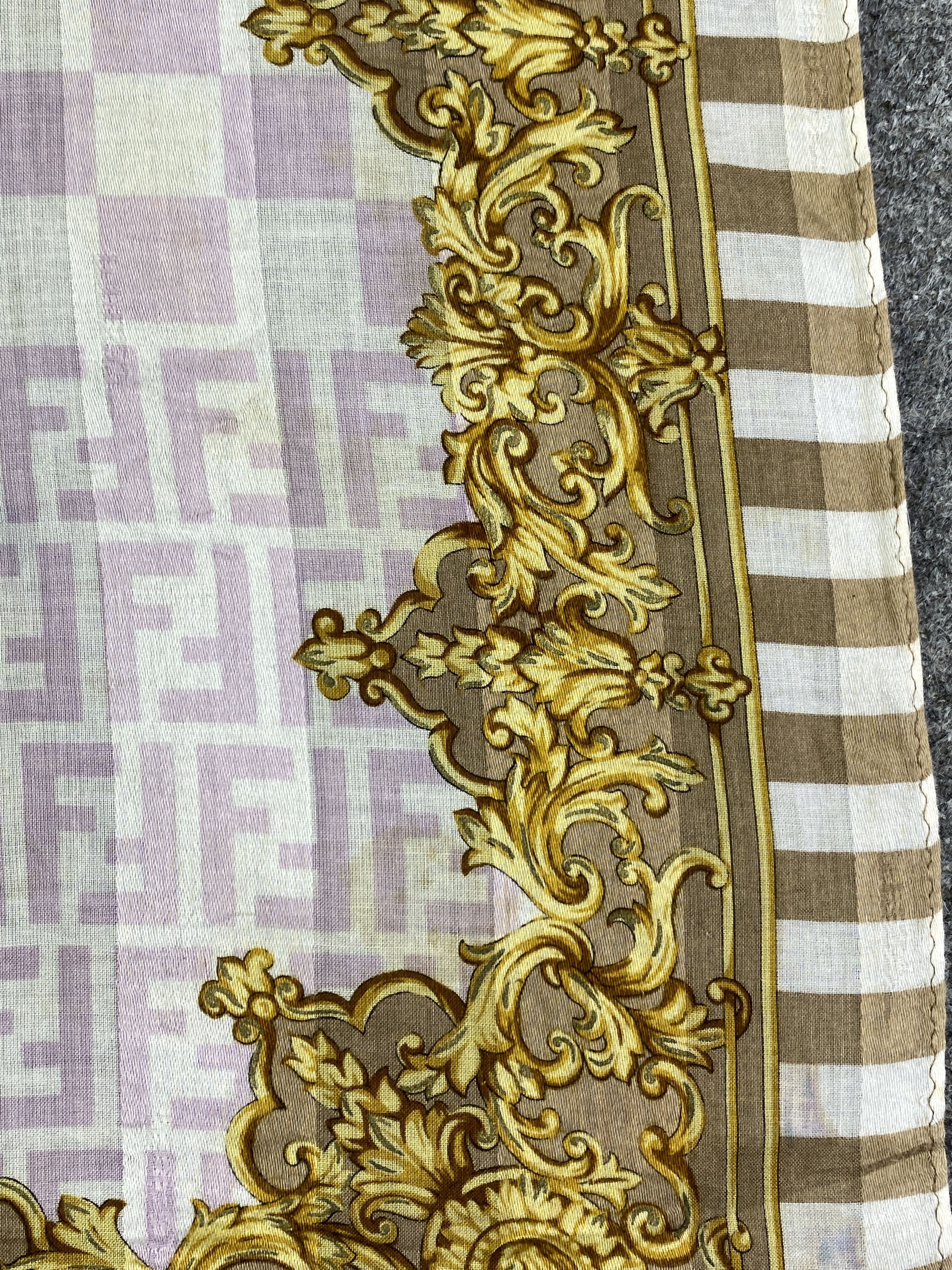 Fendi Vintage Fendi Handkerchief / Neckerchief KT0004 Size ONE SIZE - 9 Thumbnail