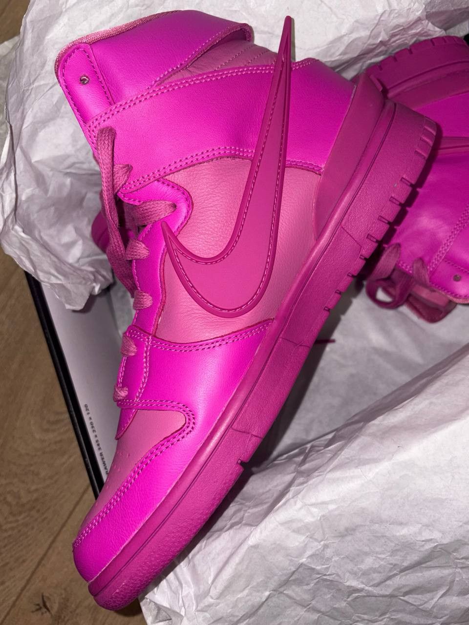 Ambush Design × Nike NIKE AMBUSH X DUNK HIGH 'COSMIC FUCHSIA Size US 8.5 / EU 41-42 - 2 Thumbnail