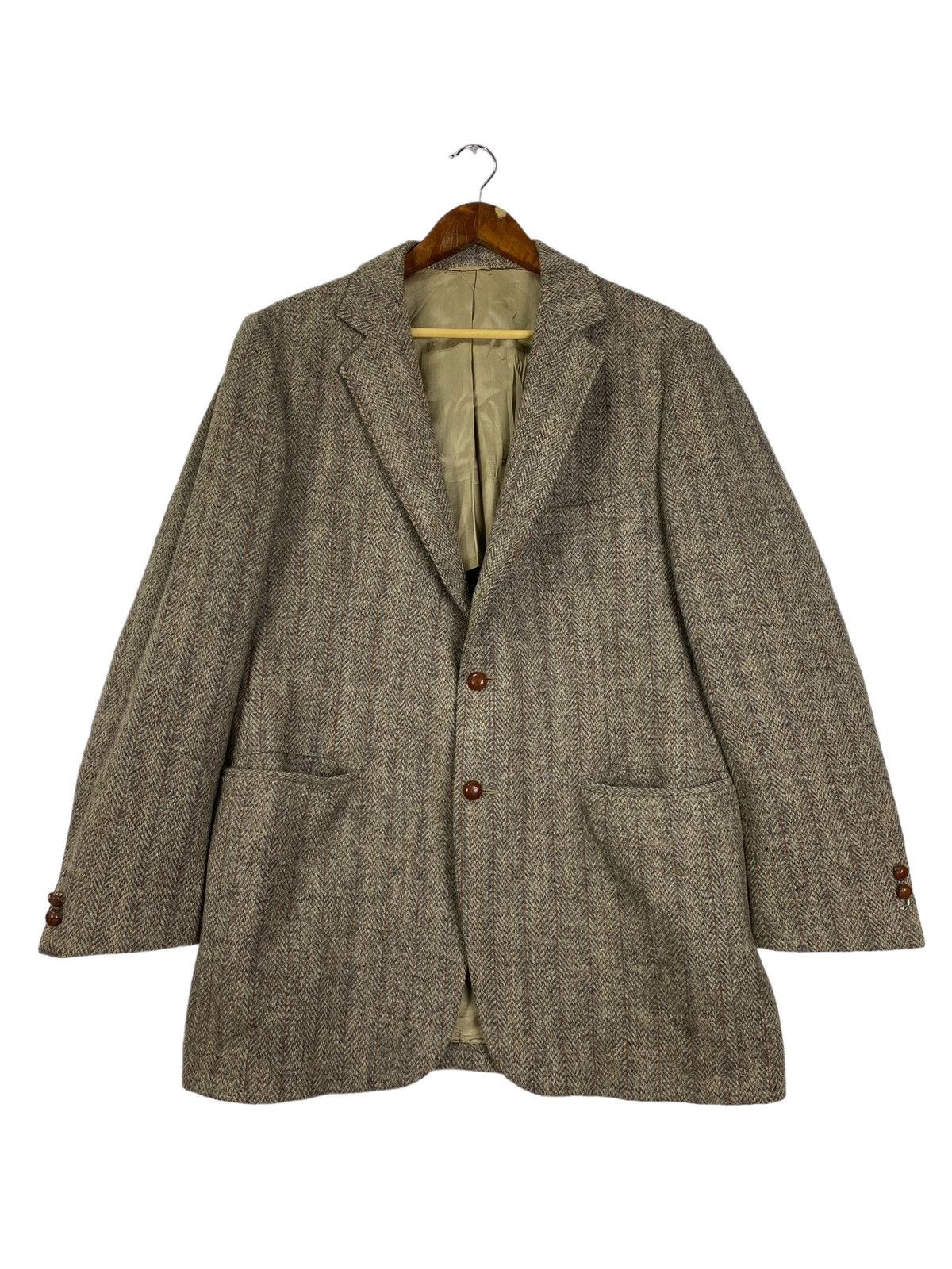 Harris Tweed Vintage 80s Christopher Hughes x Harris Tweed Size US XL / EU 56 / 4 - 1 Thumbnail