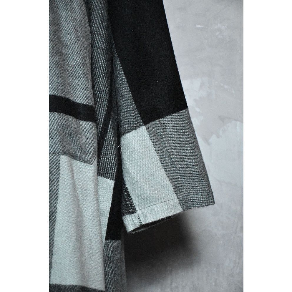 N.Hoolywood N.HOOLYWOOD 17A/W Gray Check Hooded Coat Size US L / EU 52-54 / 3 - 6 Thumbnail