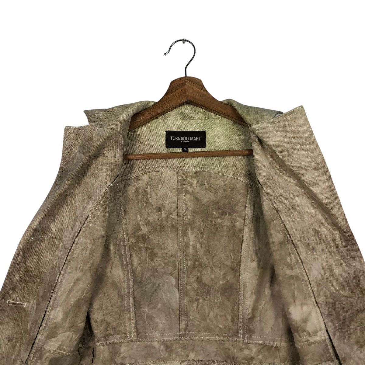 Hysteric Glamour 🔥VINTAGE BIKER JACKET ACID WASH DESIGN TORNADO MART Size M / US 6-8 / IT 42-44 - 16 Thumbnail