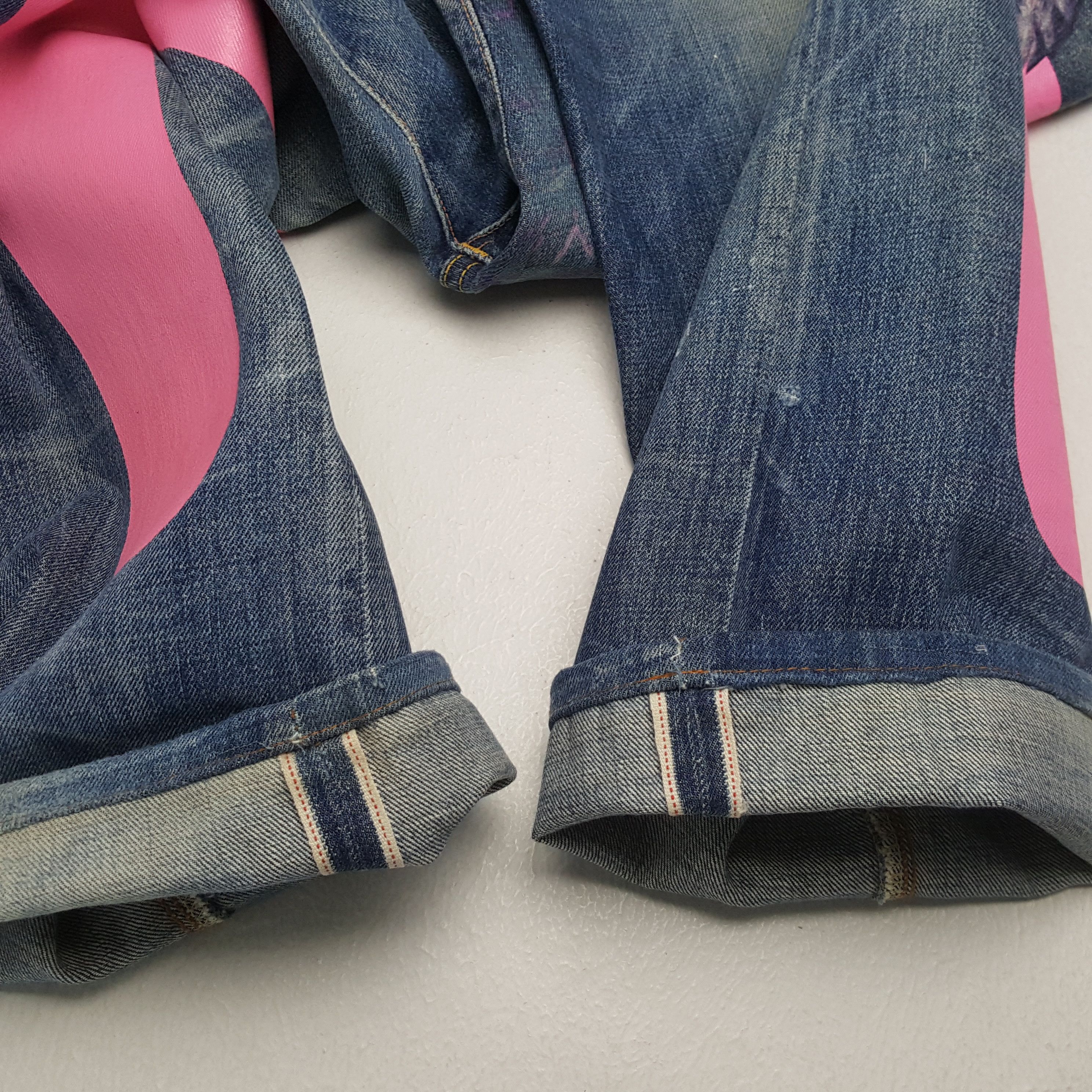Japanese Brand × Vintage EVIS Japanese Brand Streetwear Custom Daicock Jeans Size US 28 / EU 44 - 12 Thumbnail