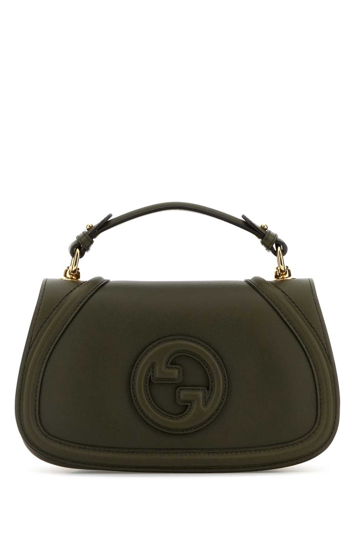 Gucci Bottle Green Leather Gucci Blondie Handbag Size ONE SIZE - 1 Thumbnail