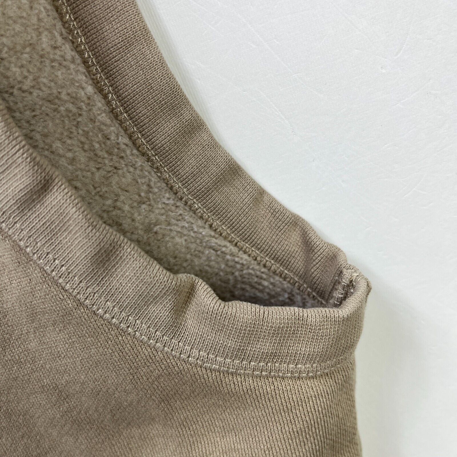 Fear of God × Vintage Essentials Fear of God Full Zip Up Sweatshirt Medium Beige Size US M / EU 48-50 / 2 - 7 Thumbnail