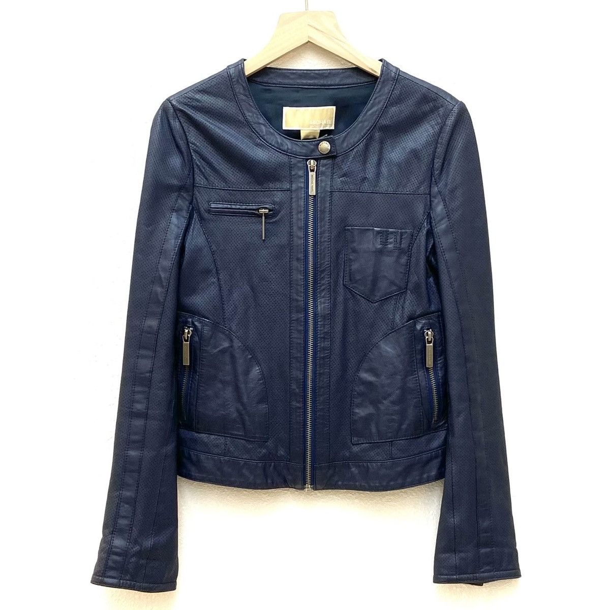 Michael Kors Michael Kors biker leather jacket Size S / US 4 / IT 40 - 1 Thumbnail