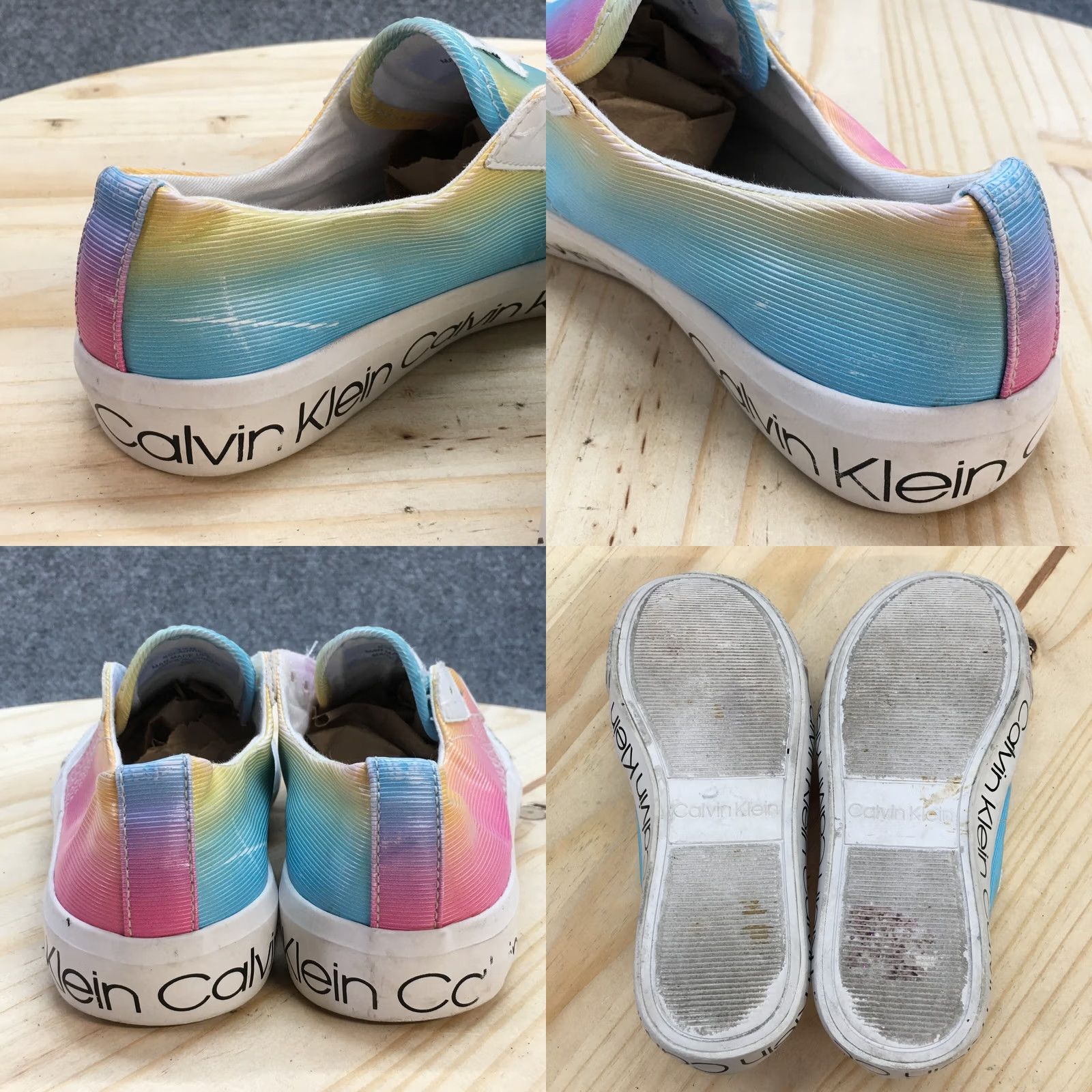 Calvin Klein Calvin Klein Shoes Womens 5.5 M Clauri Low Top Sneakers Multicolor Round Toe - Casual Sneaker for Women Size M / US 6-8 / IT 42-44 - 8 Thumbnail