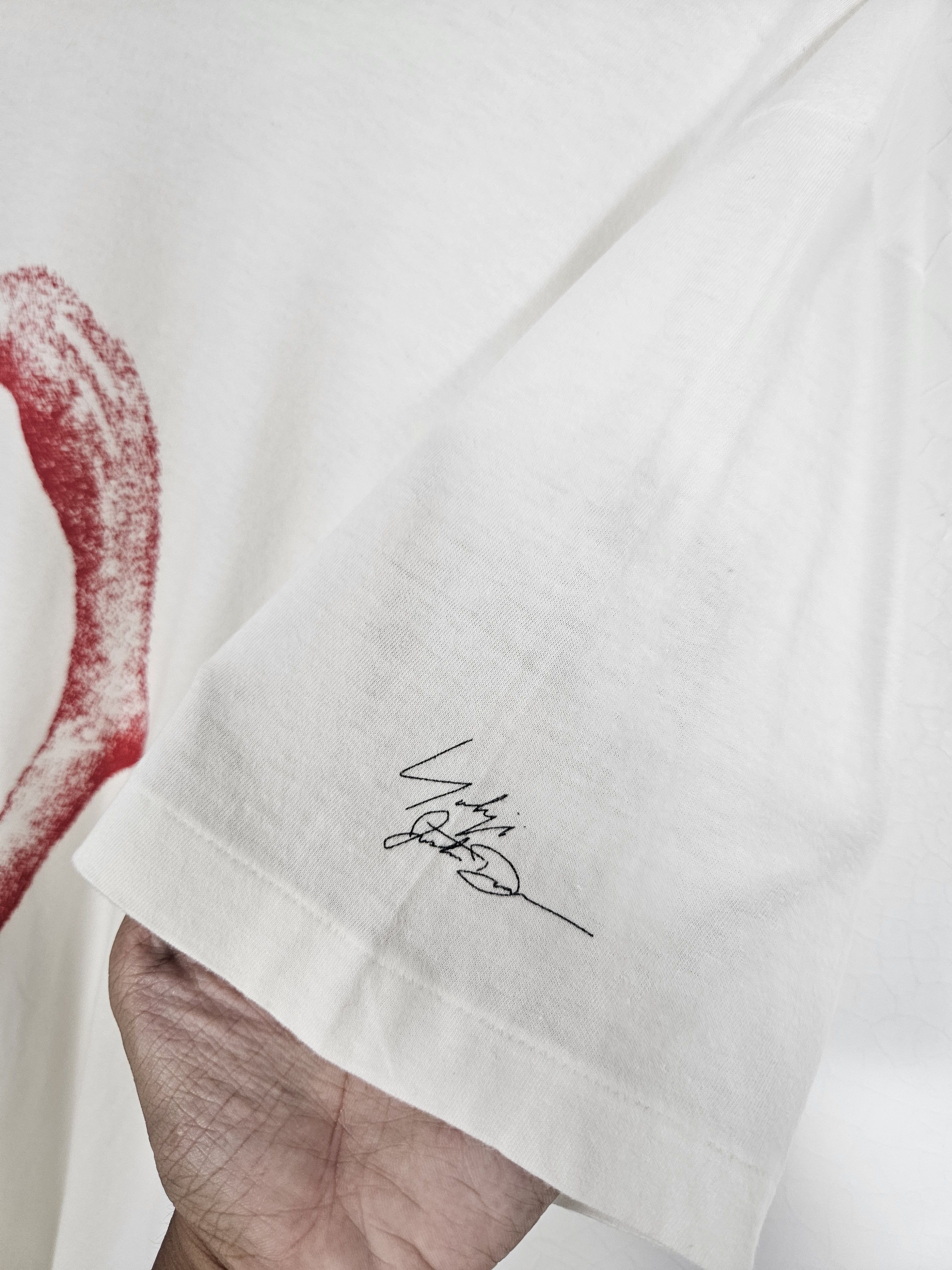 Yohji Yamamoto Yohji Yamamoto x Justin Davis ‘It’s Me’ Red Lips Shirt Size US XL / EU 56 / 4 - 3 Thumbnail