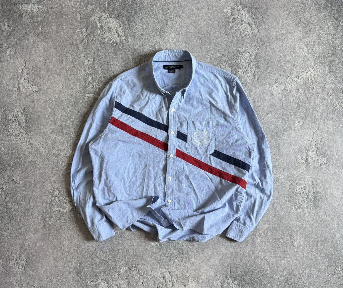 U.S. Polo Assn. U.S.POLO ASSN. USPA shirt button up long sleeve Size US XL / EU 56 / 4 - 1 Thumbnail