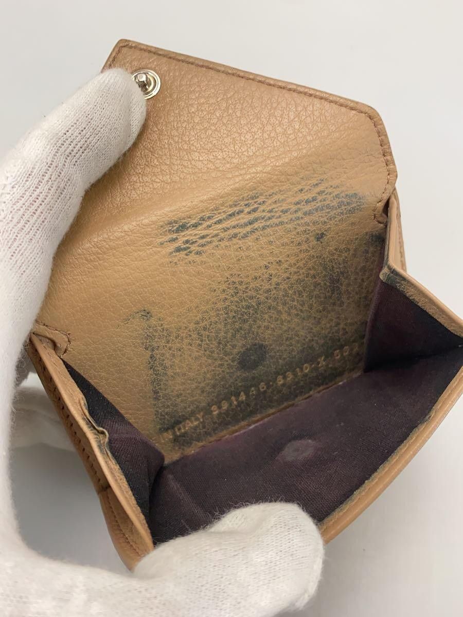 Balenciaga Balenciaga Leather Tri-Fold Wallet Brown Size ONE SIZE - 5 Thumbnail