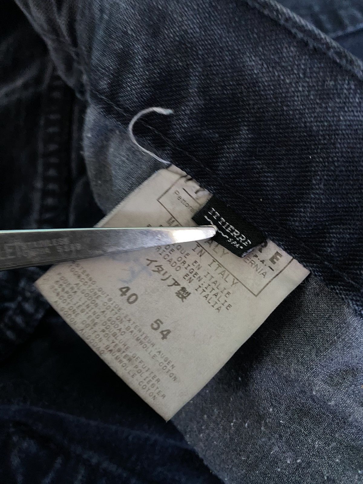 Dolce & Gabbana Dolce & Gabbana Double BIG LOGO Faded Black Denim Pants Size US 37 - 13 Thumbnail