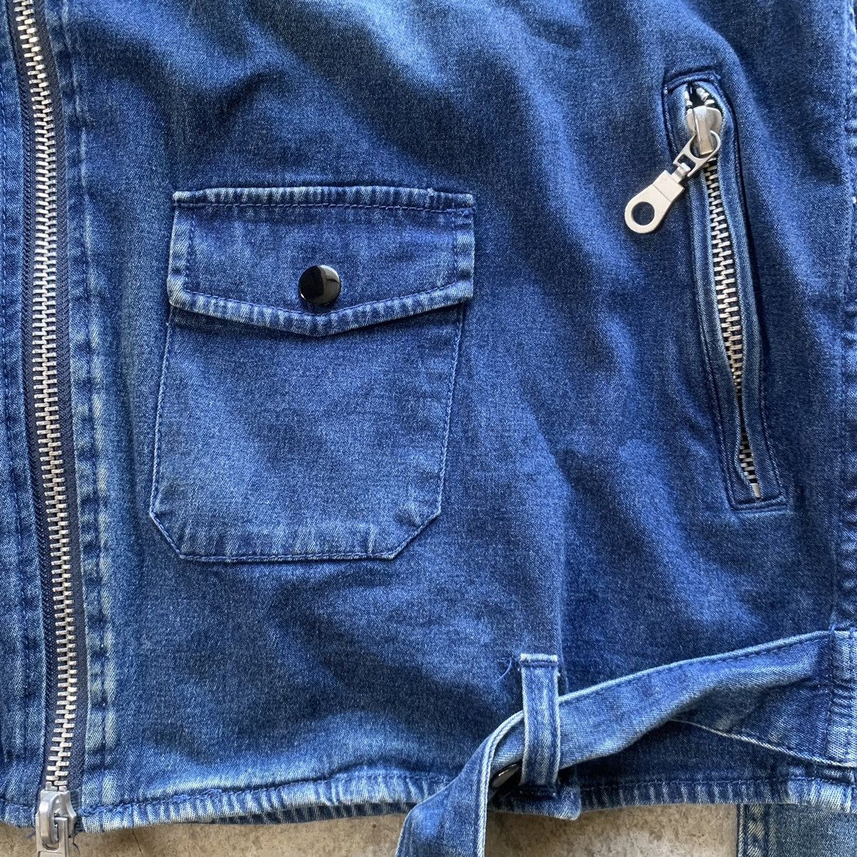 Japanese Brand Blue Tornado Japan Double Collar Punk Jacket Size US L / EU 52-54 / 3 - 5 Thumbnail