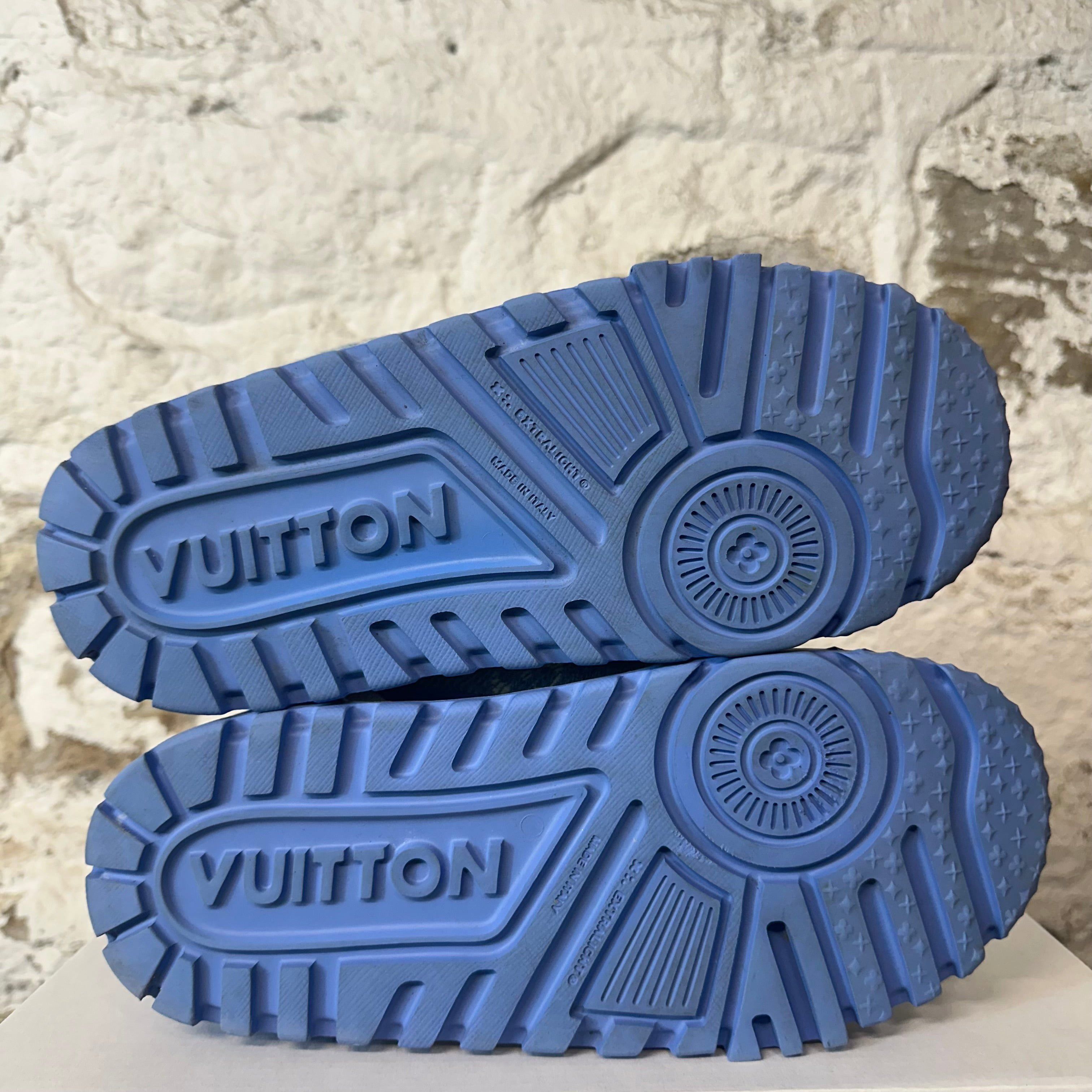 Louis Vuitton Louis Vuitton Baby Blue Maxi Trainer Sneaker Sz 6.5 (39) Size US 6.5 / EU 39-40 - 6 Thumbnail