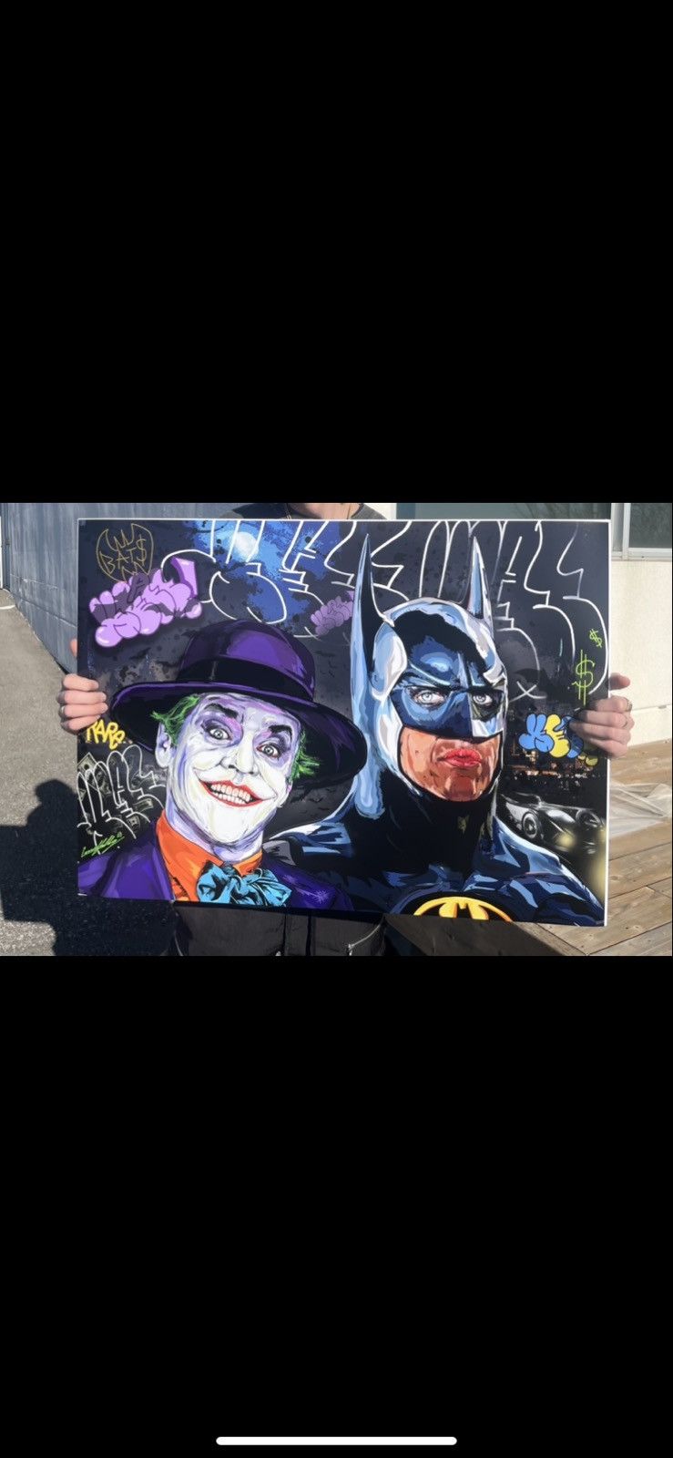 Batman custom art piece poster print