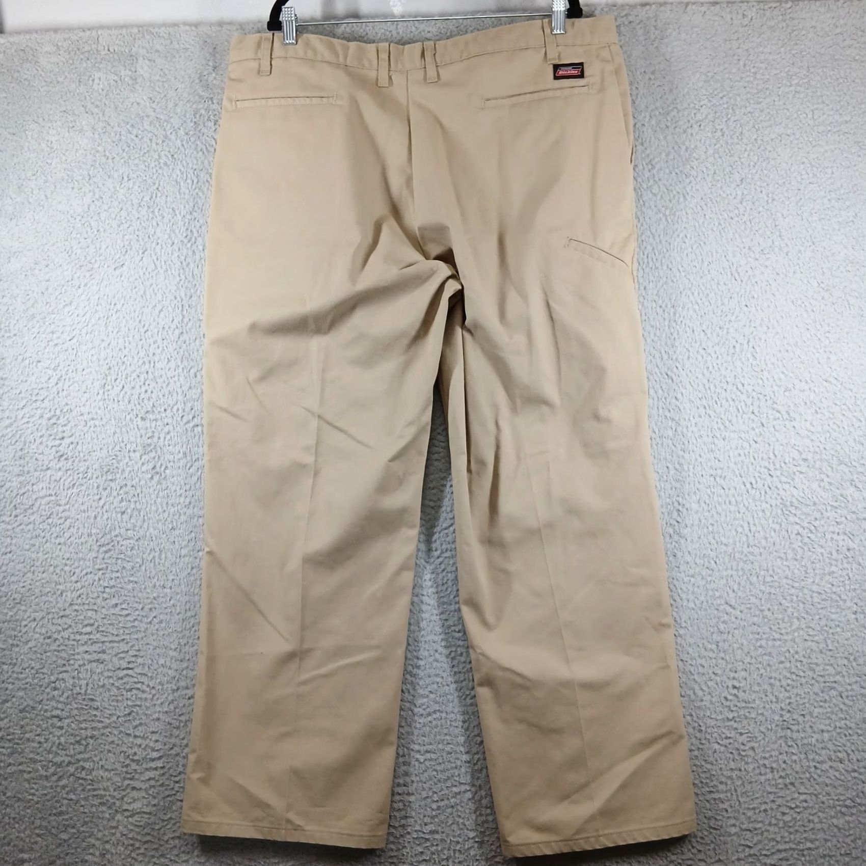 Dickies Genuine Dickies Chino Pants Mens 42x30 Beige Flat Front Casual Trousers EUC Size US 42 / EU 58 - 3 Thumbnail