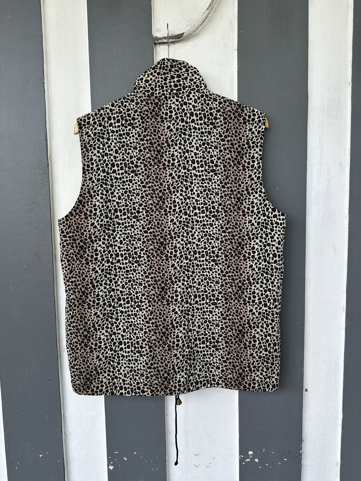 If Six Was Nine × Japanese Brand × Le Grande Bleu (L.G.B.) CRAZY LEOPARD VEST REVERSIBLE CRAZY FASHION LGB STYLED Size US L / EU 52-54 / 3 - 2 Thumbnail