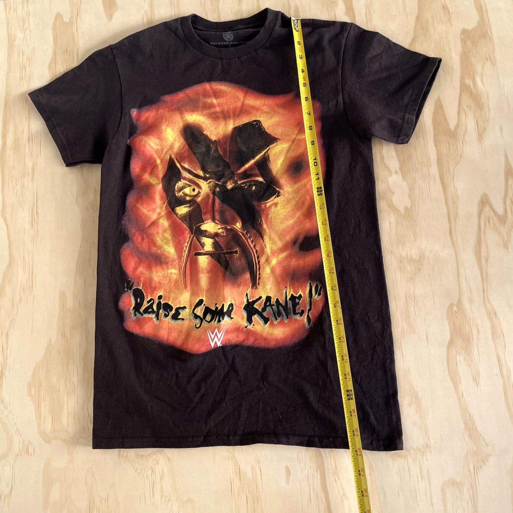 SOMET WWE Kane Raise Some Kane Shirt Mens Small Black Welcome To Hell Tee T-Shirt Size US S / EU 44-46 / 1 - 5 Thumbnail