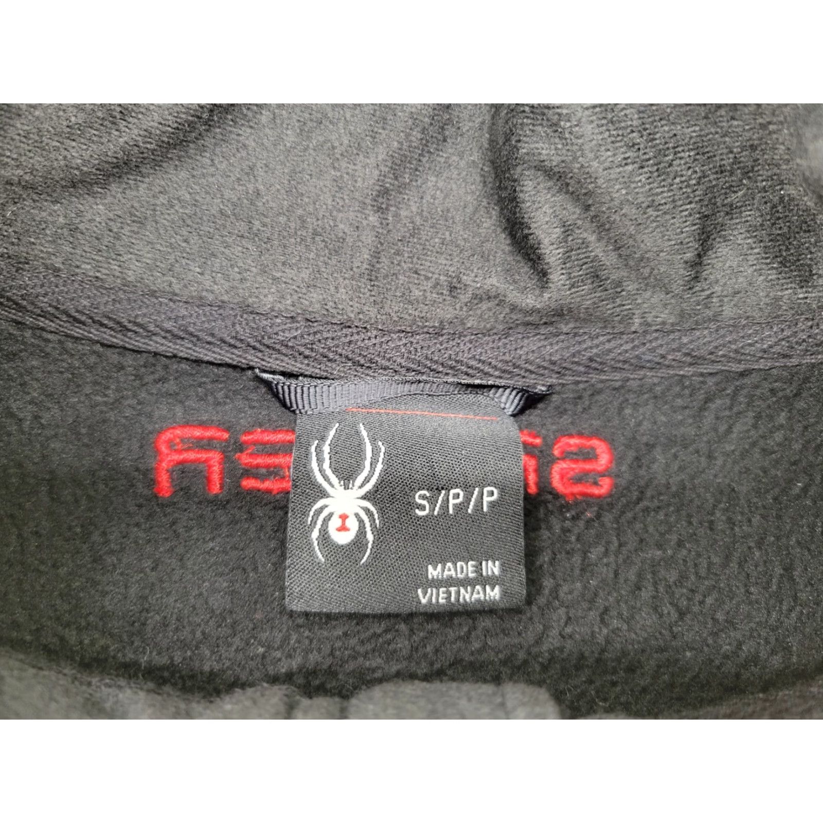 Spyder Spyder Men’s Size Small Black 1/4 Zip Knit Pullover Long Sleeve Logo Shirt Size US S / EU 44-46 / 1 - 8 Thumbnail