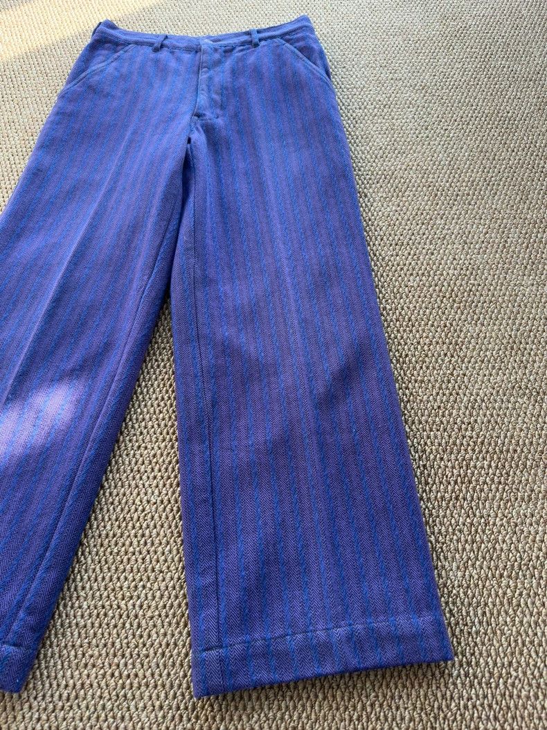 Comme des Garcons Comme Des Garcons size S Purple wool pants Size US 26 / EU 42 - 3 Thumbnail
