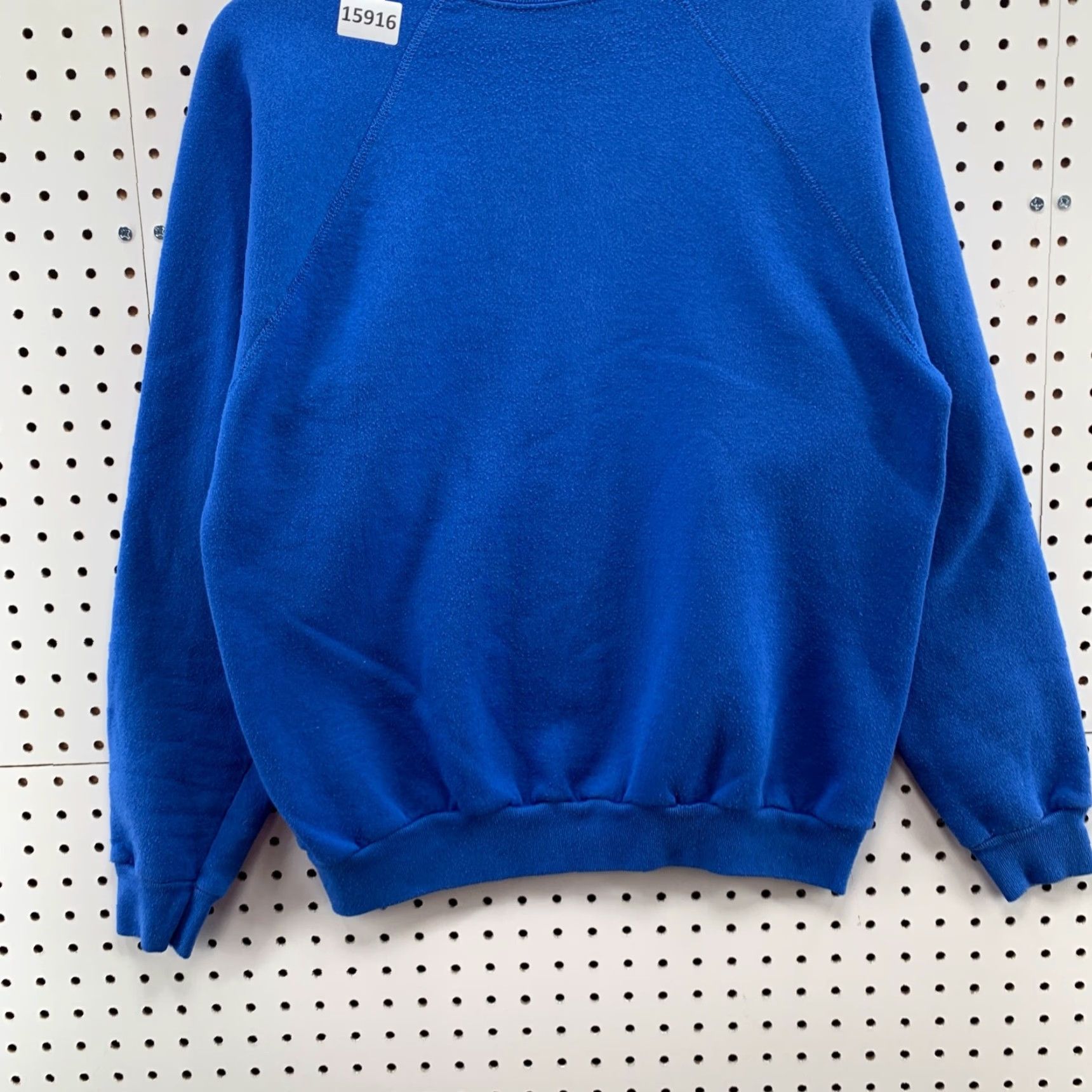 Tultex VINTAGE Tultex Womens M Roya Blue Long Sleeve Sweatshirt Crewneck 90s Shirt Womens Medium Roya Blue Sweatshirt 90s Tultex Crewneck Size M / US 6-8 / IT 42-44 - 3 Thumbnail