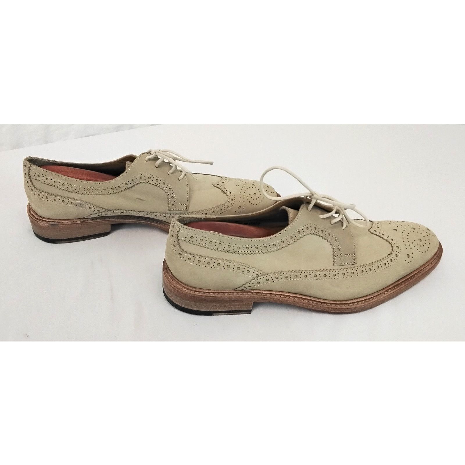 Nordstrom John W. Nordstrom Lucas Dress Shoes Men's Size 9M Sand Suede Size US 9 / EU 42 - 11 Thumbnail