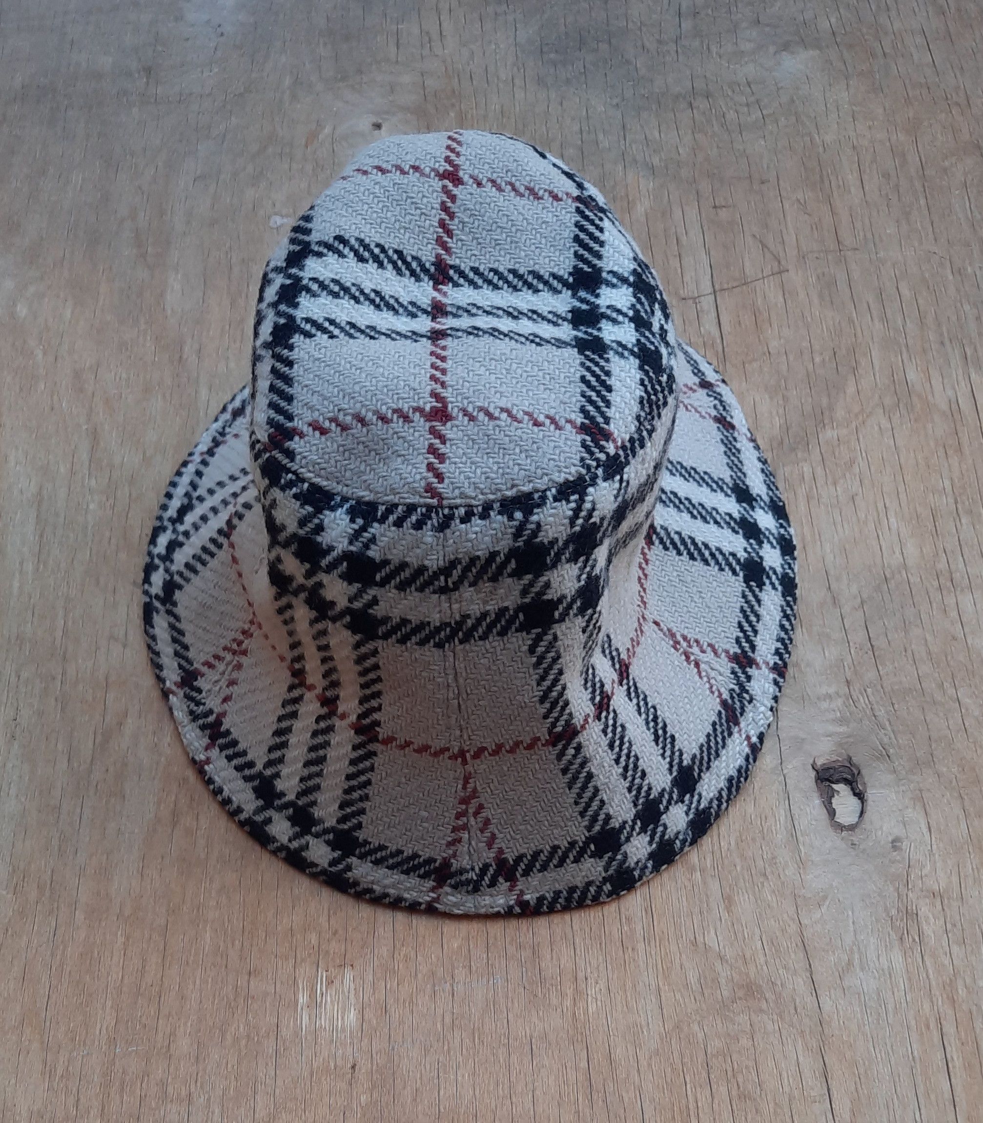 Burberry Burberry London Classic Nova Check Wool Bucket Hat Size ONE SIZE - 1 Thumbnail