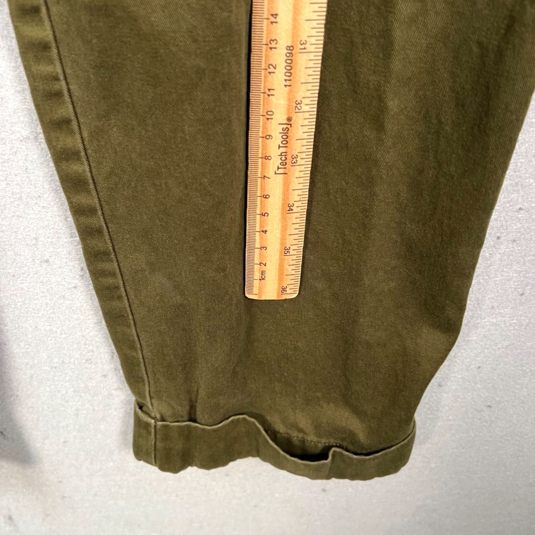 Polo Ralph Lauren Polo Ralph Lauren Mens Size 36 x 30 Hammond Olive Green Pleated Cotton Pants Shirt? Size US M / EU 48-50 / 2 - 6 Thumbnail