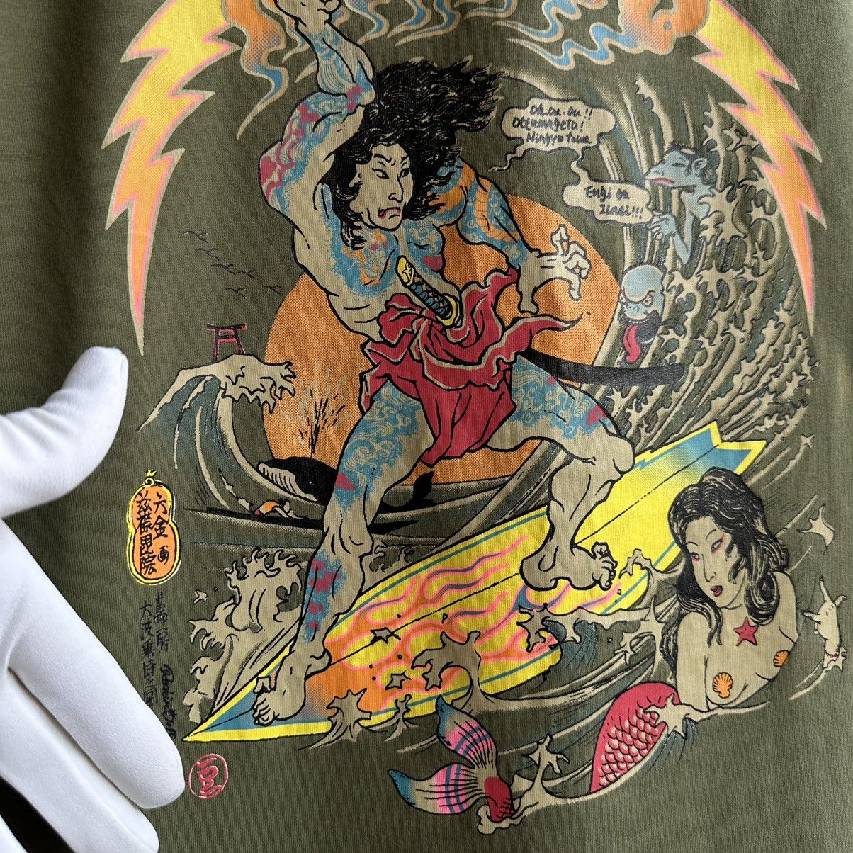 Mambo VINTAGE MAMBO SURF DELUX HIGH VOLTAGE JAPANESE ART TEE Size US L / EU 52-54 / 3 - 4 Thumbnail
