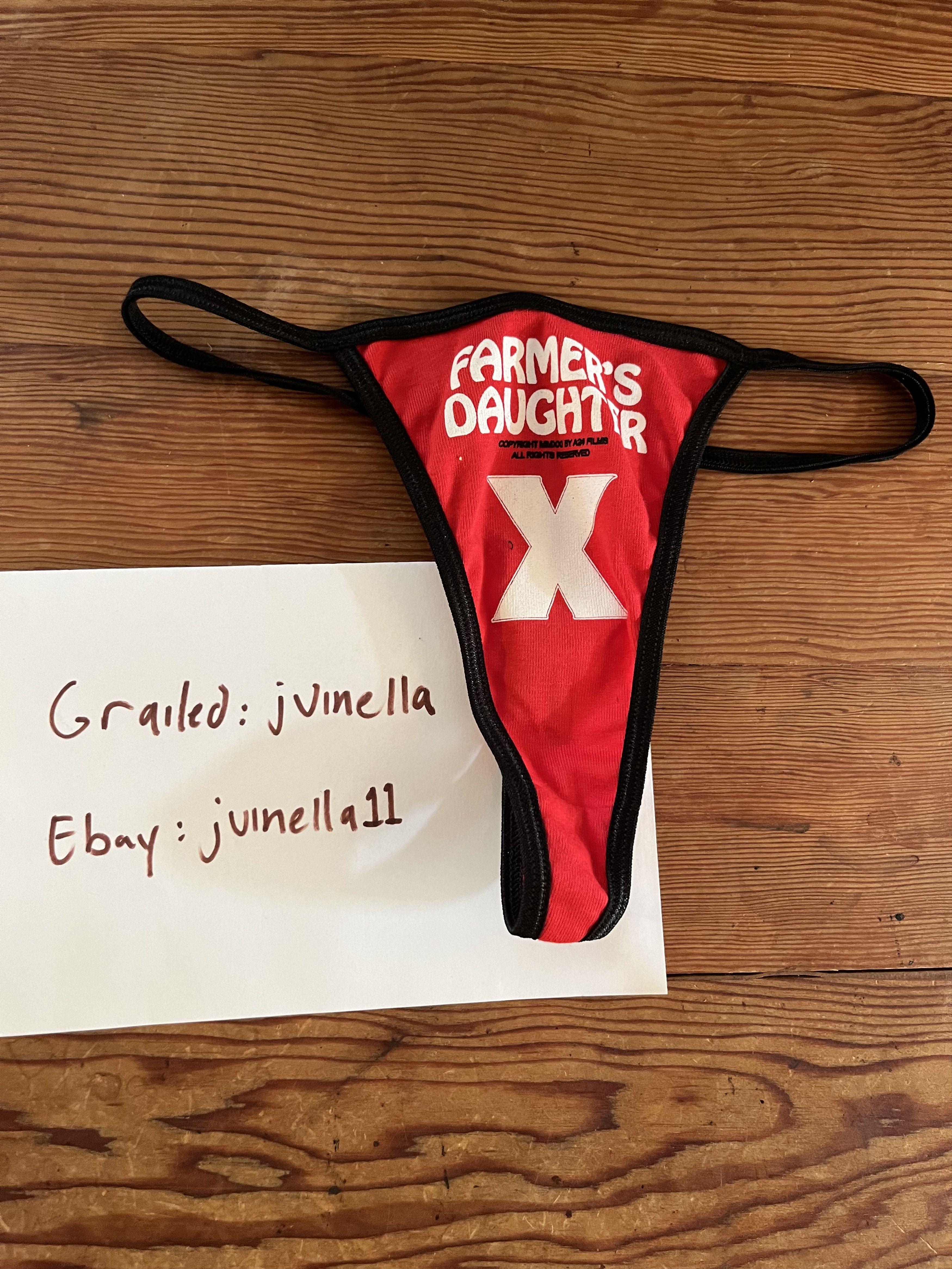 A24 × Online Ceramics Online ceramics A24 X thong g string size XS brand new Size ONE SIZE - 1 Thumbnail