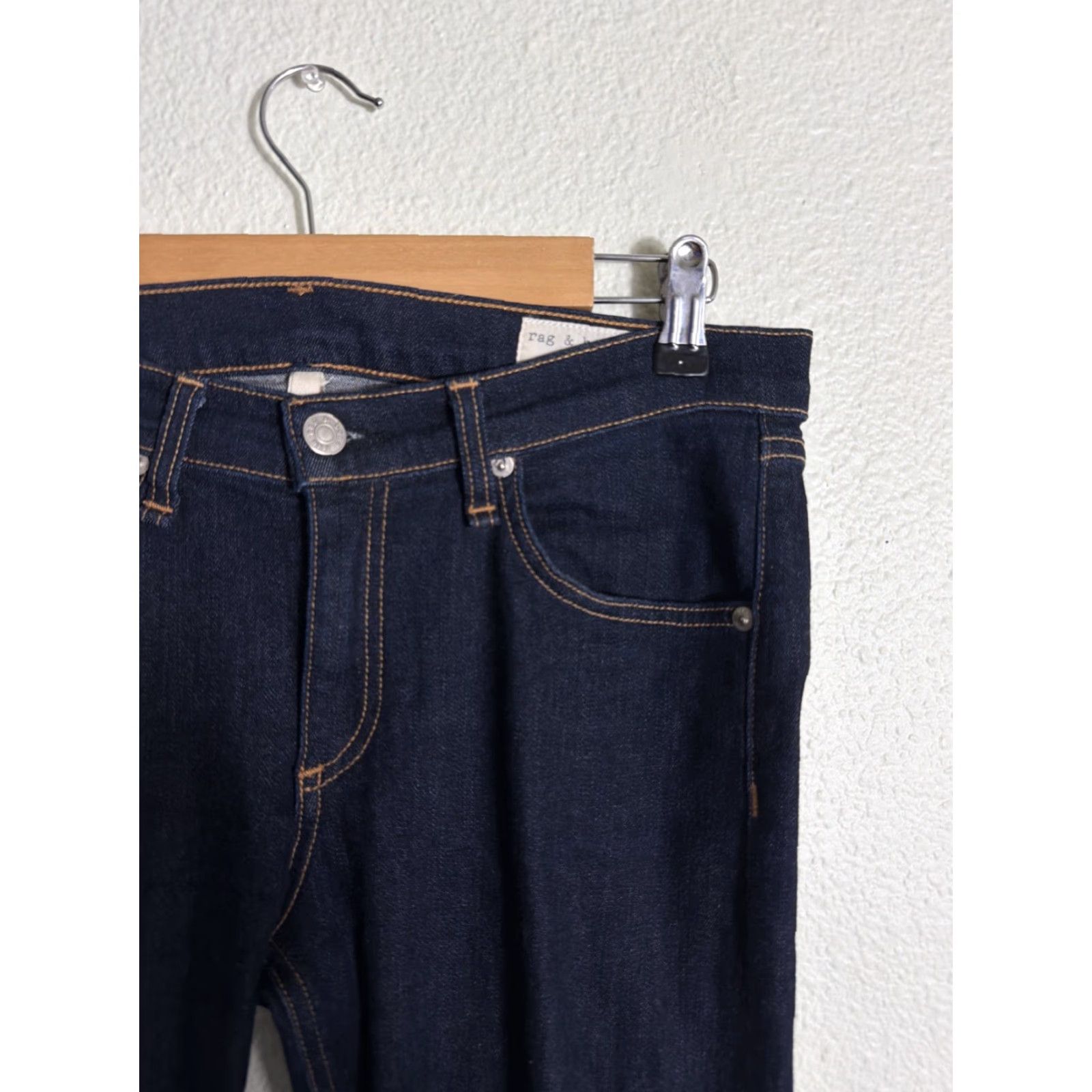 Rag & Bone rag & bone Jeans Skinny Kensington Mid Rise Women Blue 30x31 Wool? Size 28" / US 6 / IT 42 - 5 Thumbnail