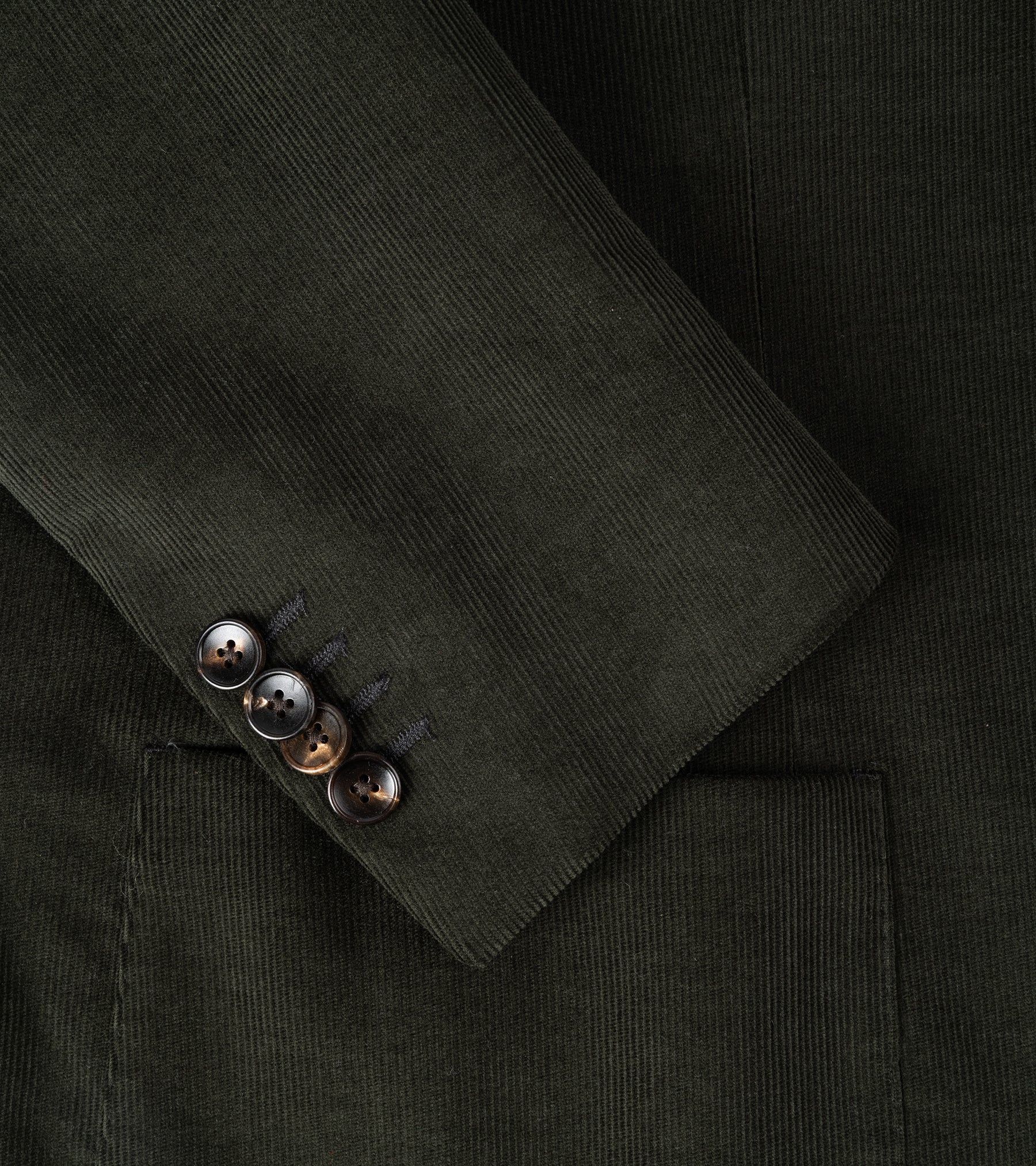 Other Trunk Clothiers Wigmore Cotton Corduroy Suit Olive Size 38R - 18 Thumbnail