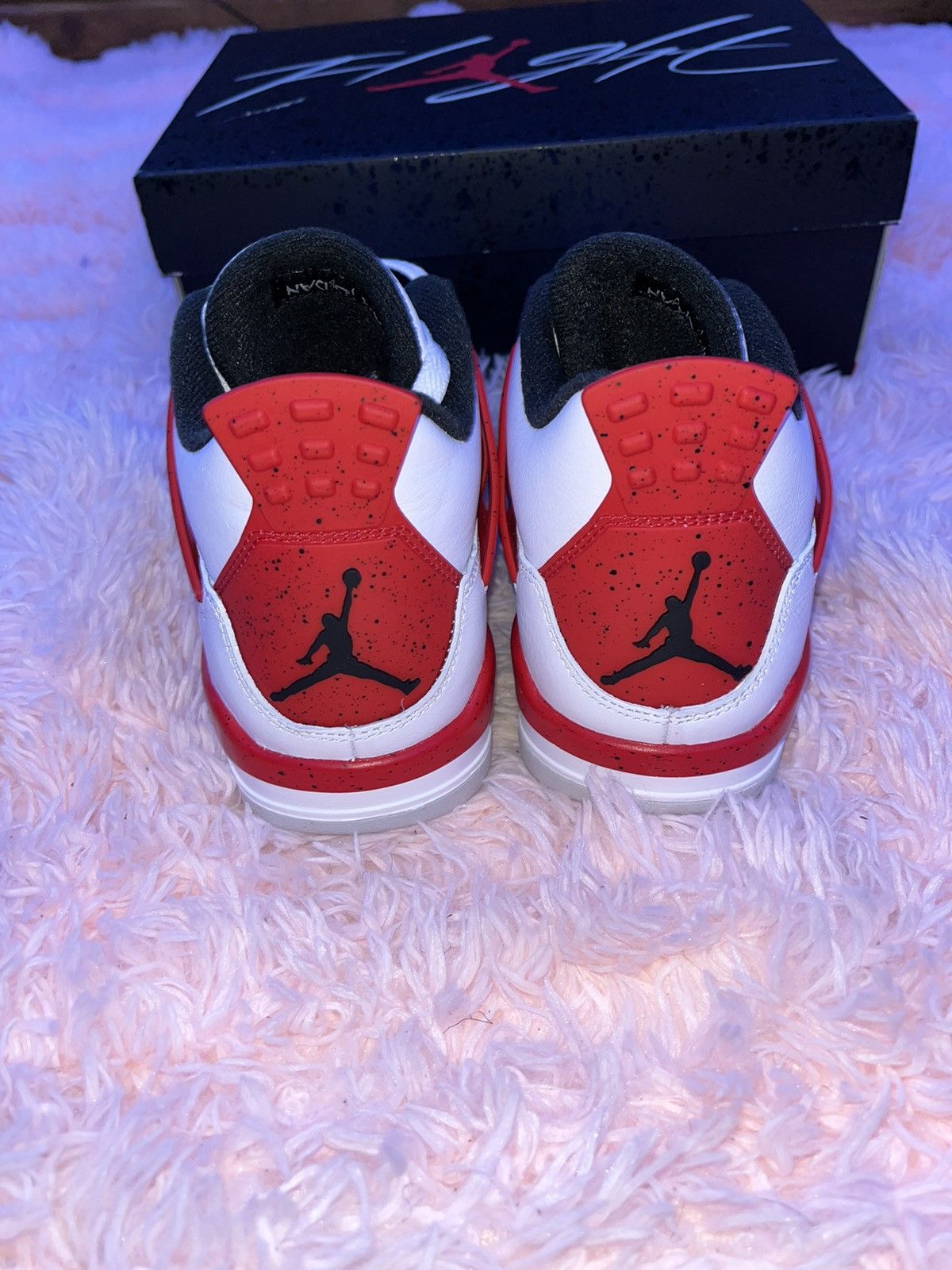 Jordan Brand Air Jordan 4 retro (gs) Red cements Size US 7 / EU 40 - 4 Thumbnail