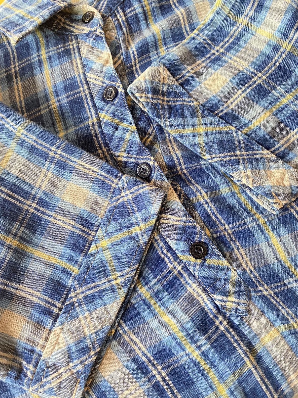 Hysteric Glamour Hysteric Glamour Blue Plaid Button-Up Shirt. Size S / US 4 / IT 40 - 6 Thumbnail
