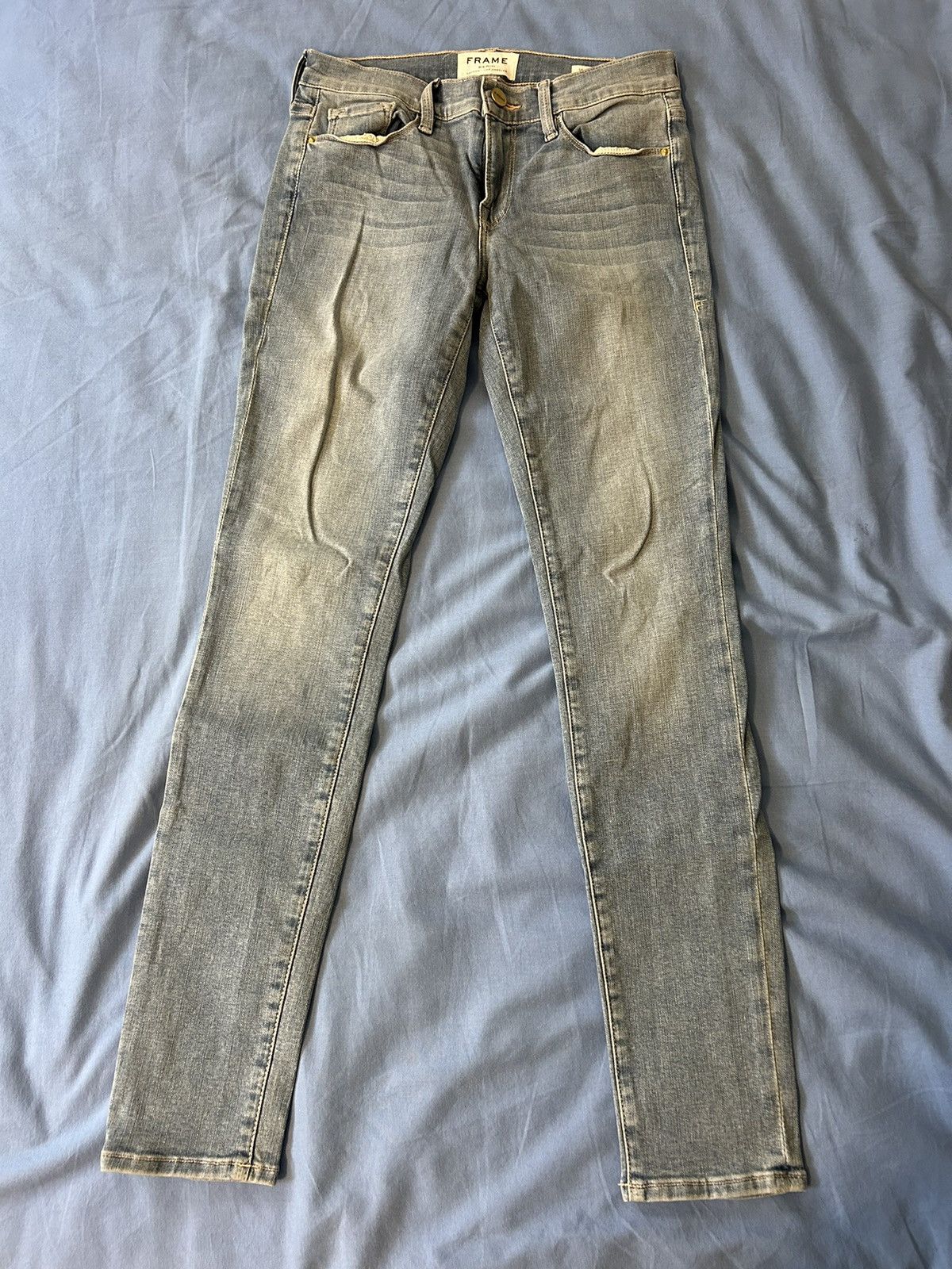 Frame frame le skinny de jeanne Size 27" / US 4 / IT 40 - 1 Thumbnail