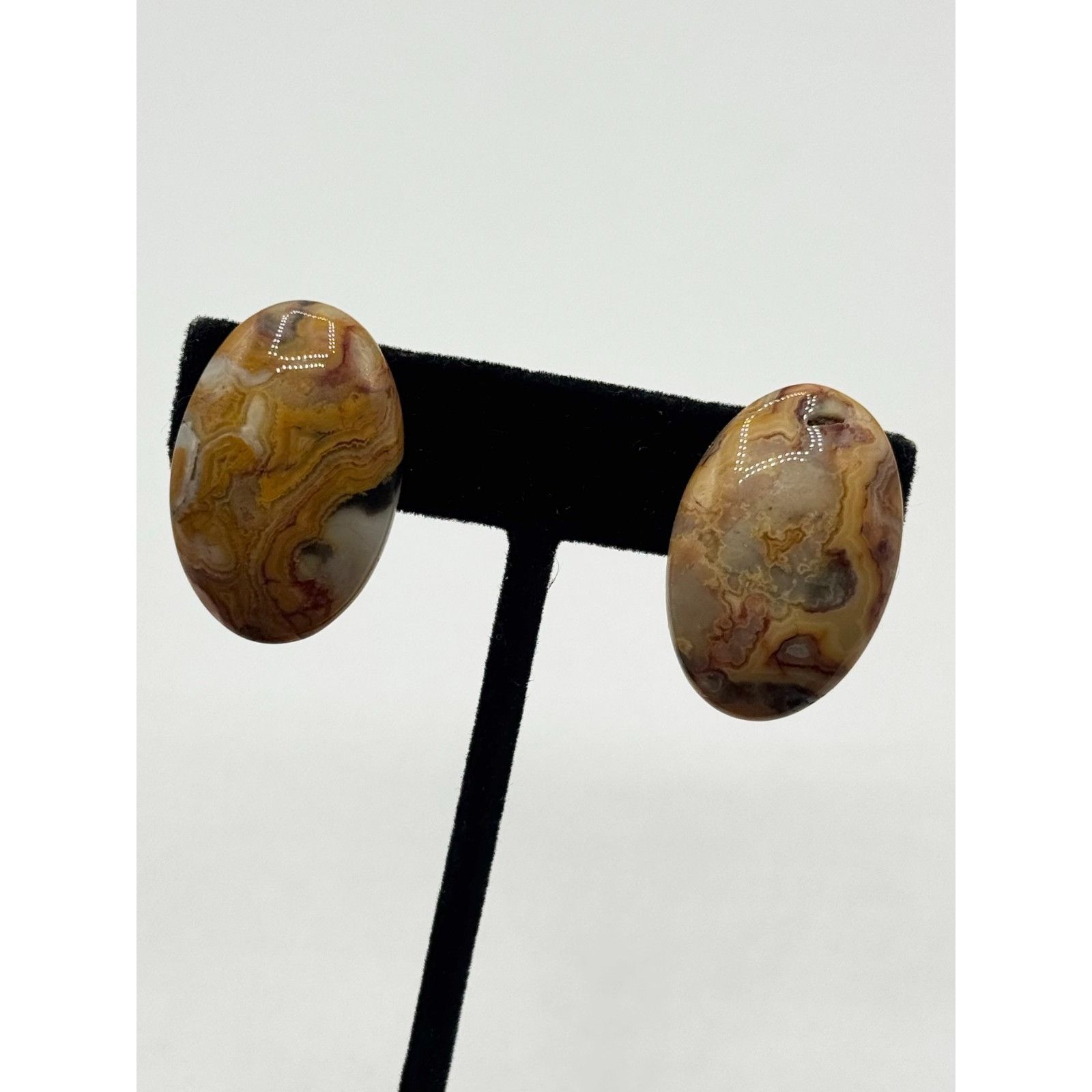 Other Vintage stone clip on earrings Size ONE SIZE - 3 Thumbnail