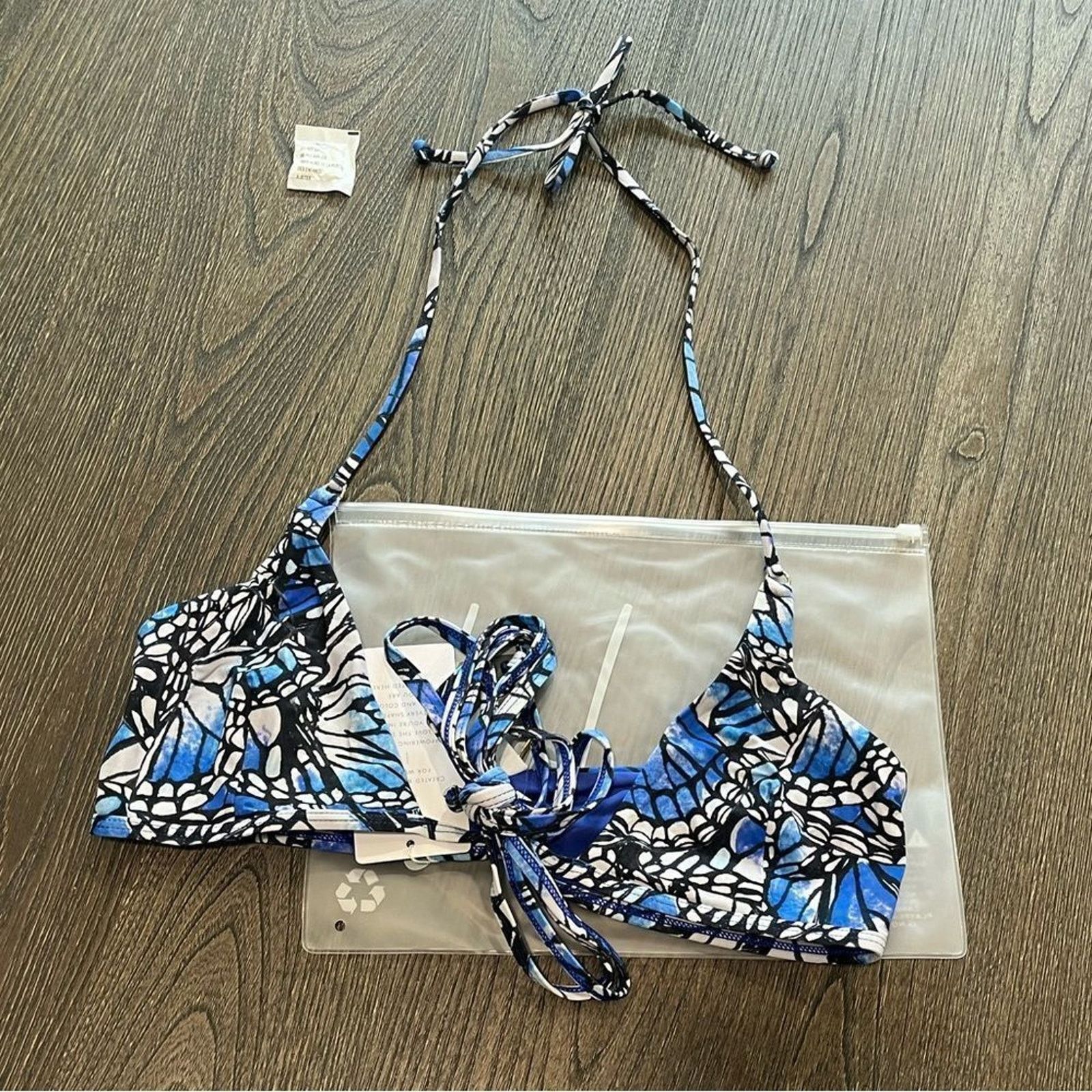 Vintage NWT Toluca Amina Bikini Top Waist Wrap Triangle Adonis XS/S Size ONE SIZE - 1 Thumbnail