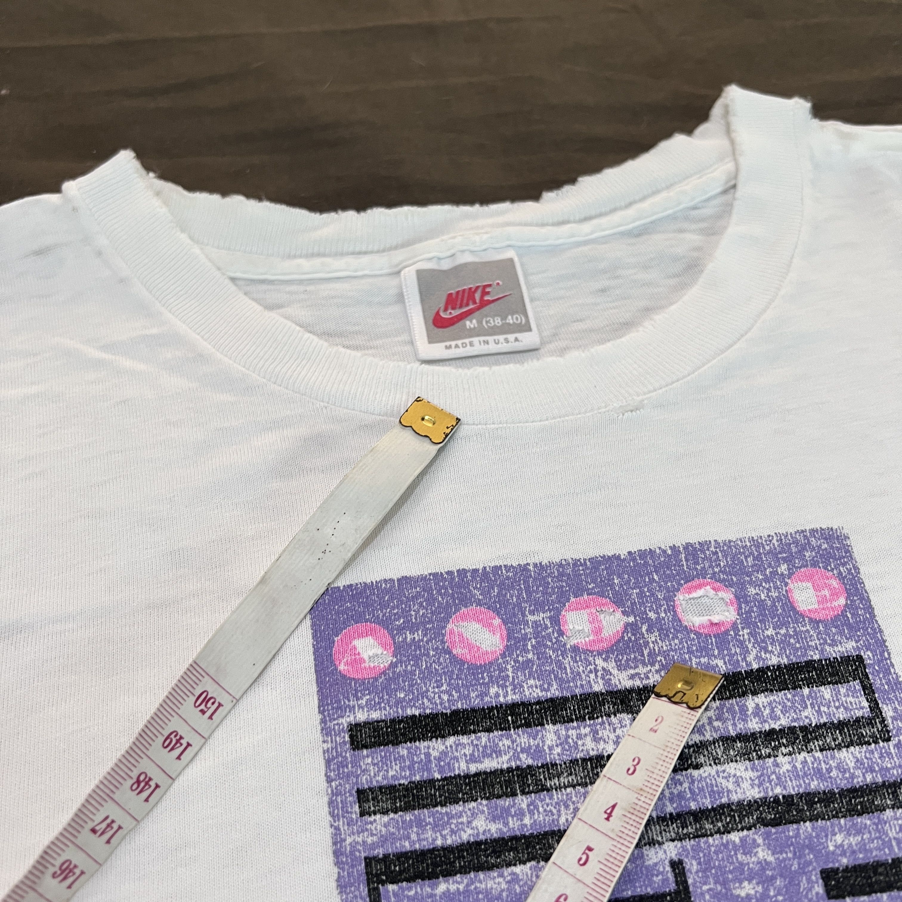 Nike × Vintage Vintage 90s NIKE Andre Agassi Tee Distressed Faded Thrashed Size US M / EU 48-50 / 2 - 6 Thumbnail