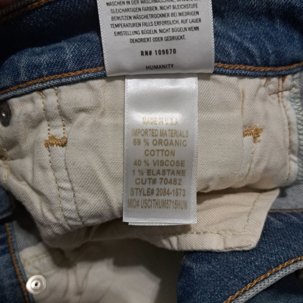 Citizens Of Humanity Citizen Of Humanity Loli Mid Rise Baggy Wide-Leg Boho Jeans Size 29" - 6 Thumbnail