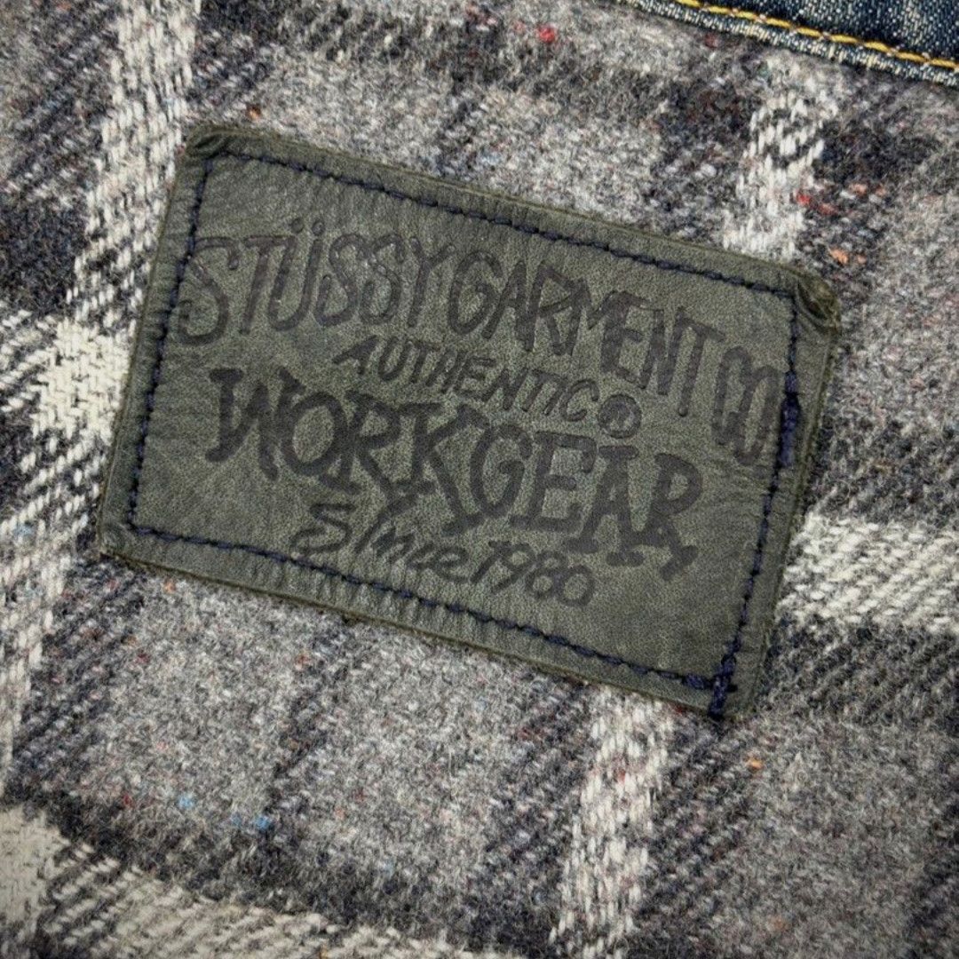 Stussy Vintage Stussy Trucker denim Blanket Lined Size US M / EU 48-50 / 2 - 5 Thumbnail