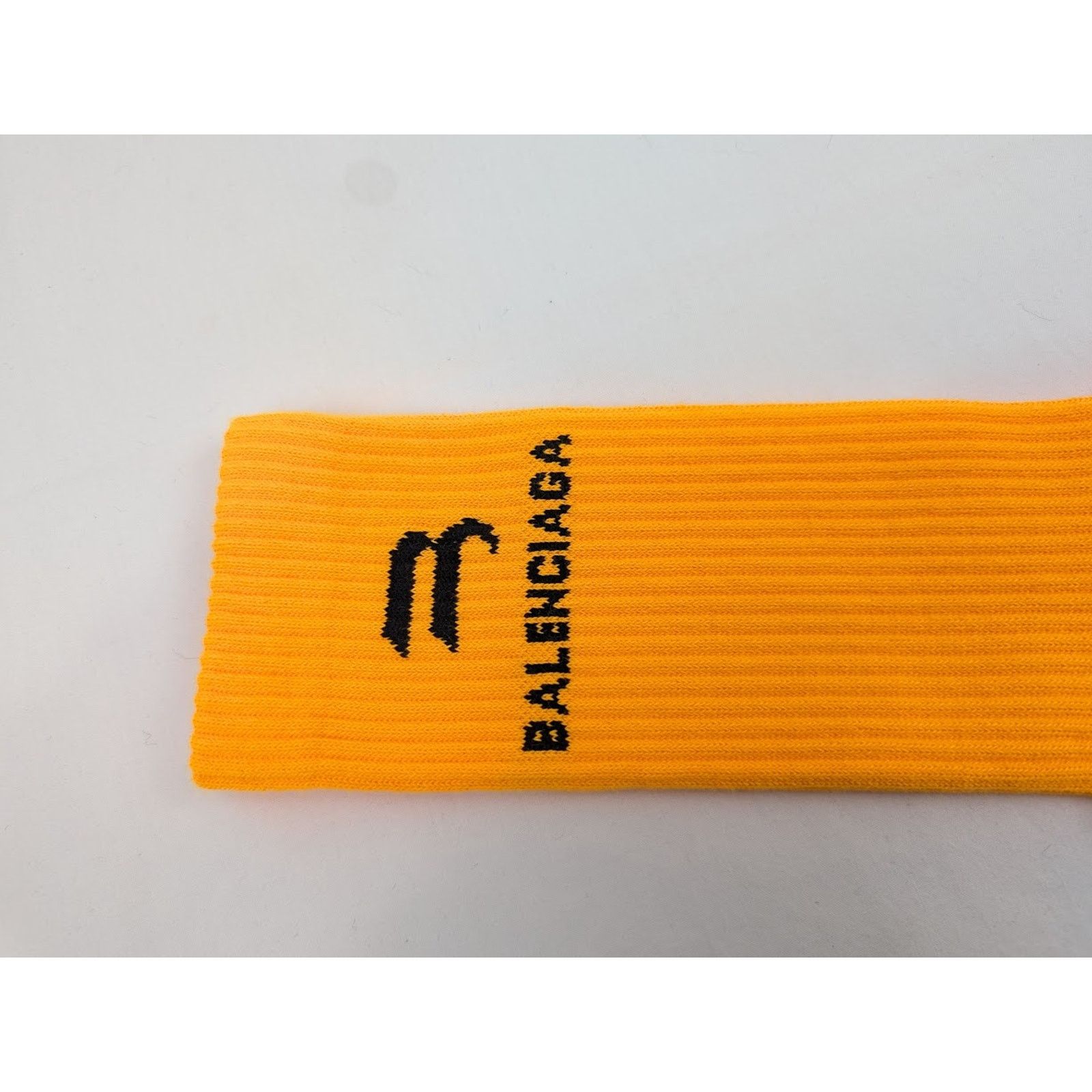 Balenciaga o1rshd1 Size: L / Sport Socks in Yellow Size ONE SIZE - 4 Thumbnail