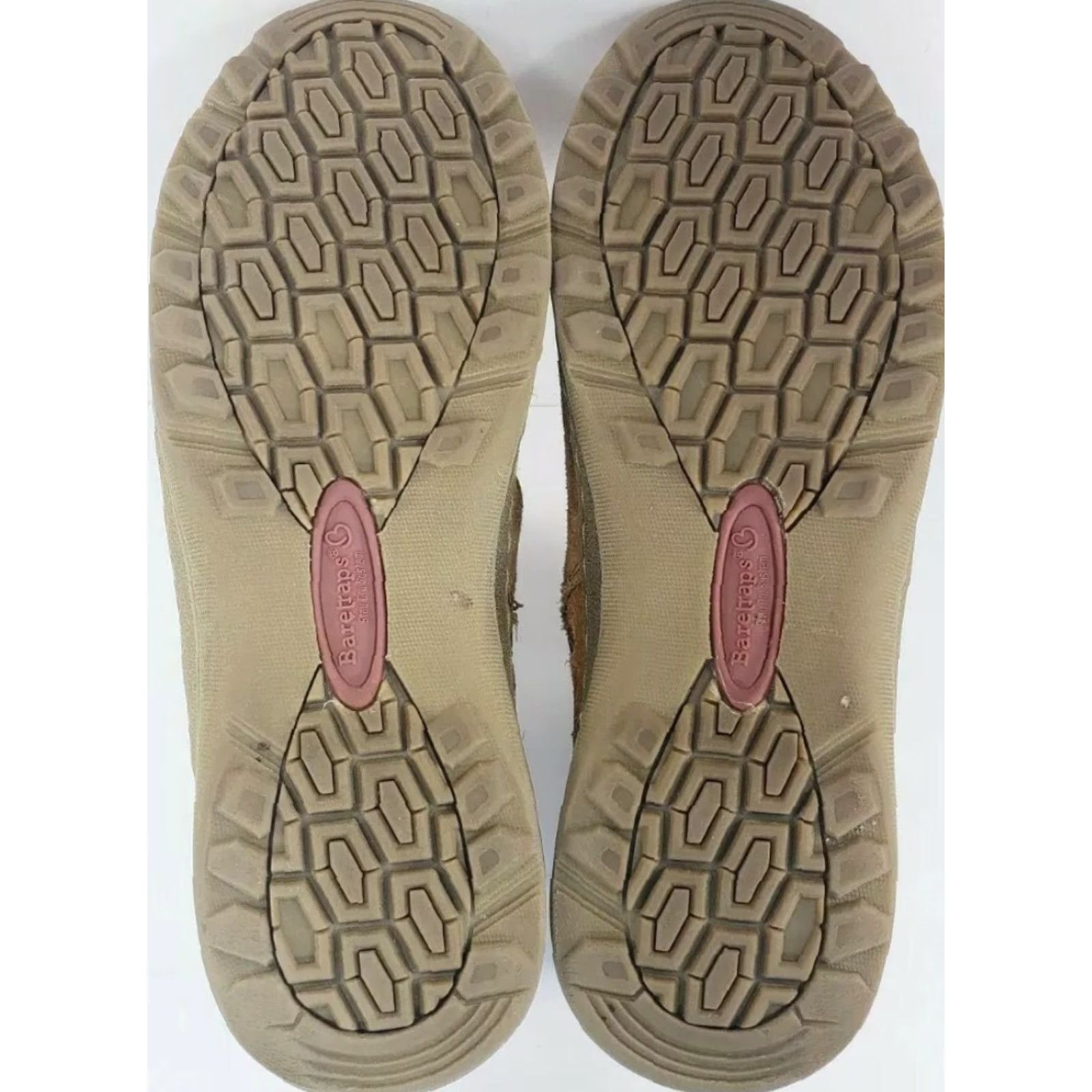 Vintage Bare Traps Avita Suede Ankle Bootie Women's Size 7.5M Tan Side Zip Faux Fur Top So Size M / US 6-8 / IT 42-44 - 7 Thumbnail