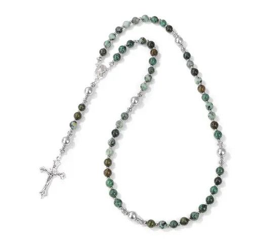 Jewelry × Other Saint Benedict Rosary Necklace Chain Catholic Church Jesus Size ONE SIZE - 2 Thumbnail
