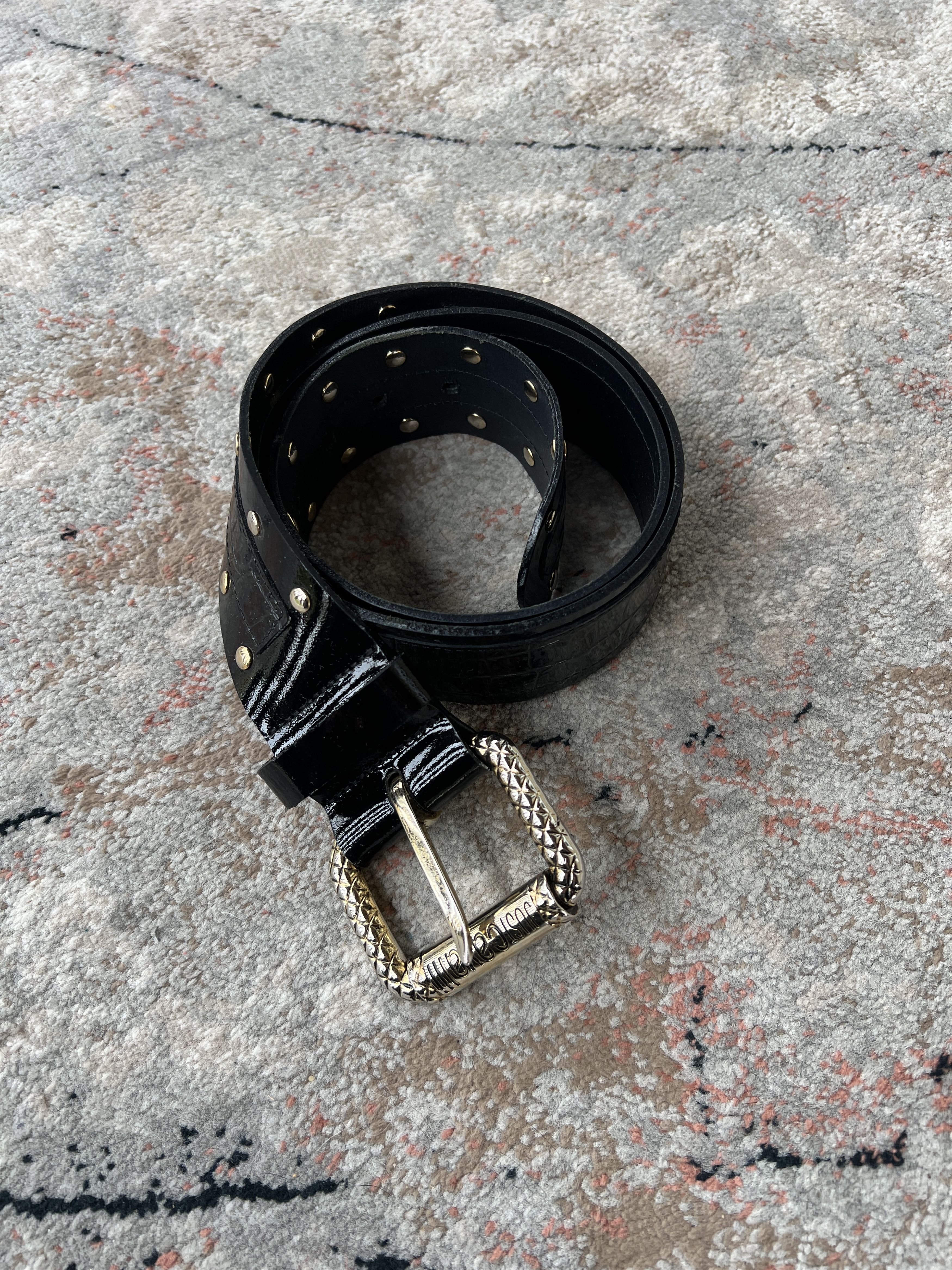 Just Cavalli Just Cavalli Leather Belt Size ONE SIZE - 1 Thumbnail