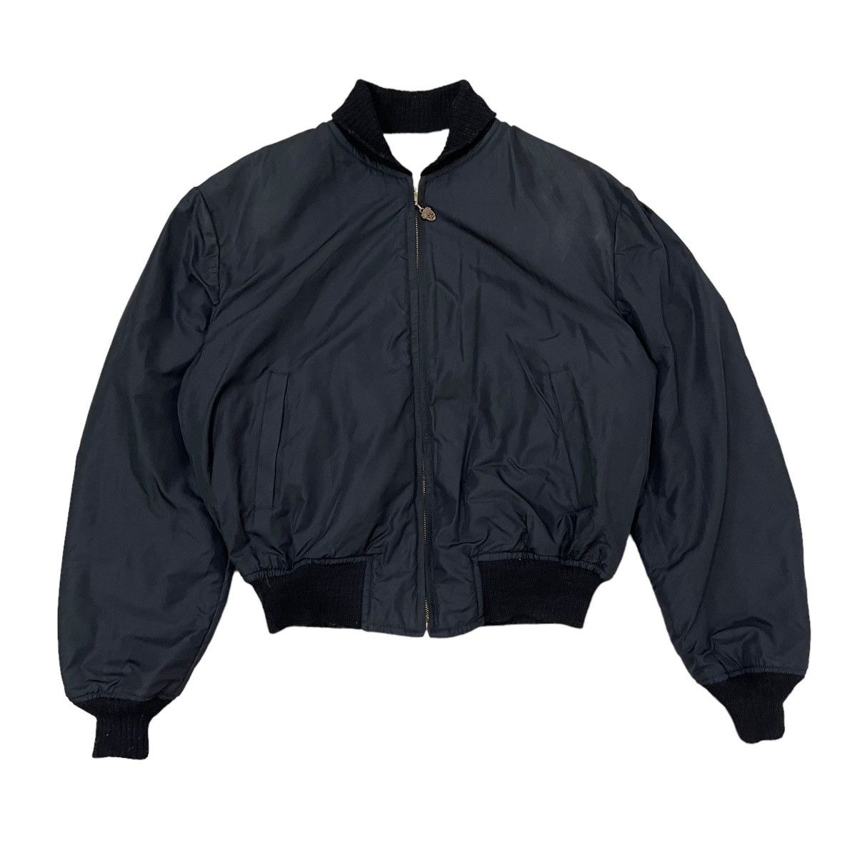 image of Vintage Mc Gregor Reversible Bomber Jacket in Black, Men's (Size Medium)
