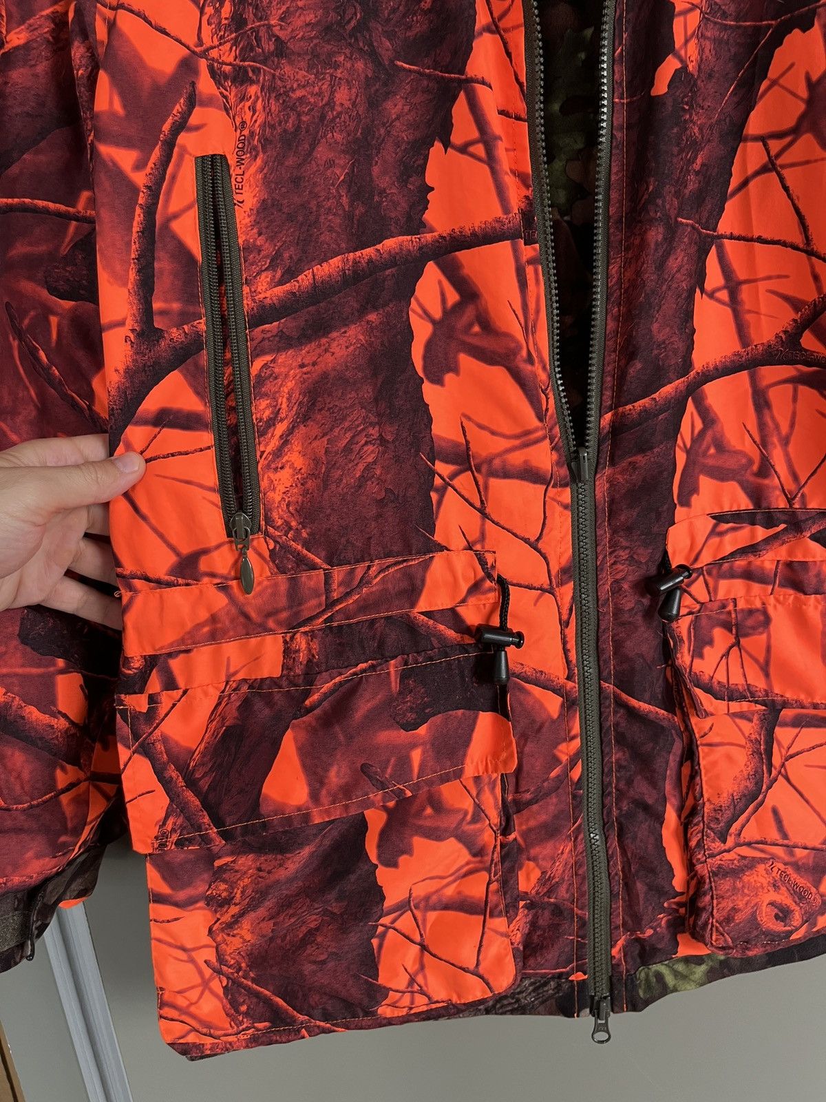 Hunter Duck Valley Reversible Leaves Camo Hunting Duck-Tex Jacket Size US M / EU 48-50 / 2 - 11 Thumbnail